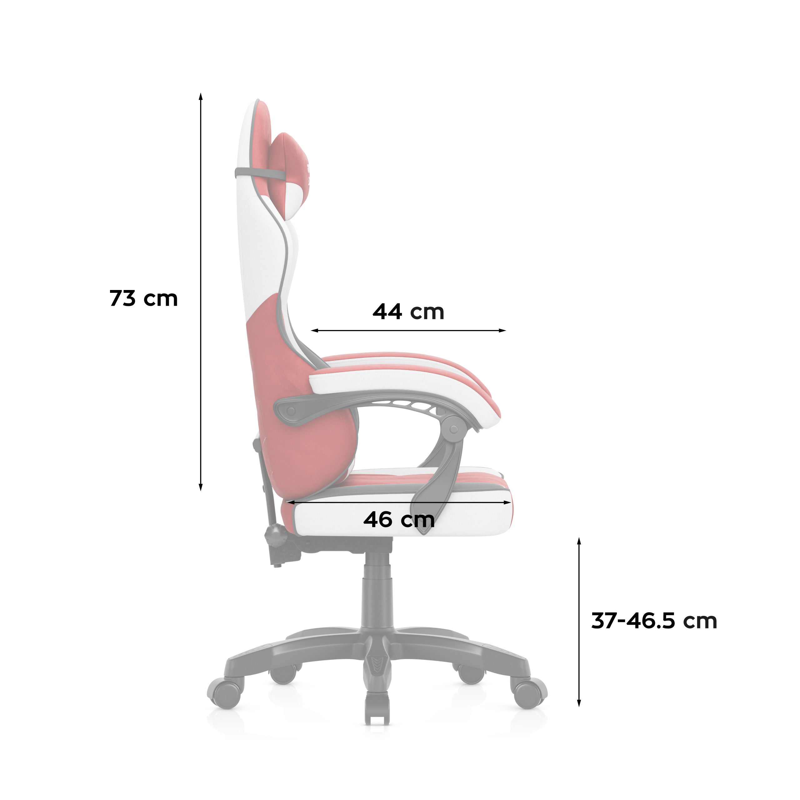 Fotel gamingowy welurowy Huzaro Force 2.7 Red