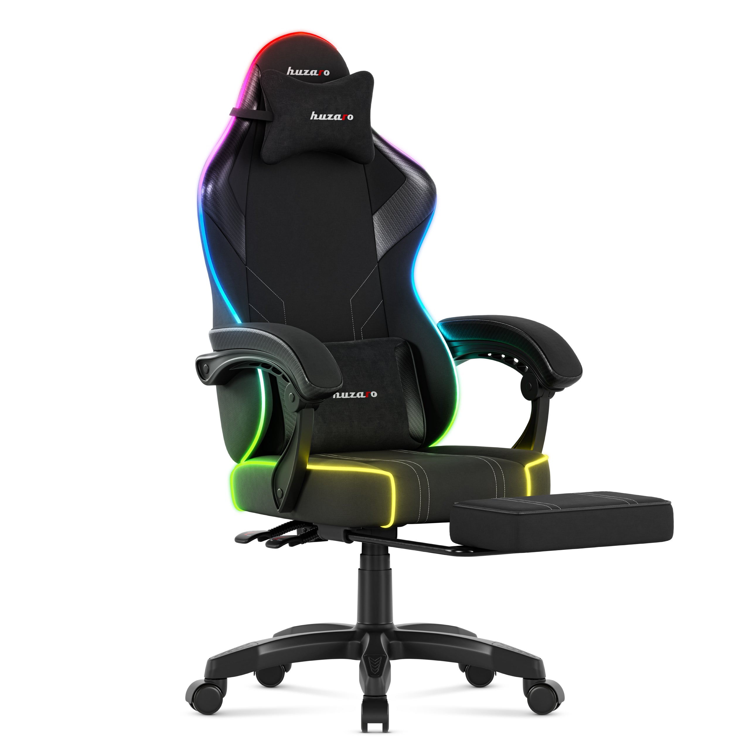 Fotel gamingowy Huzaro Force 3.7 RGB Black
