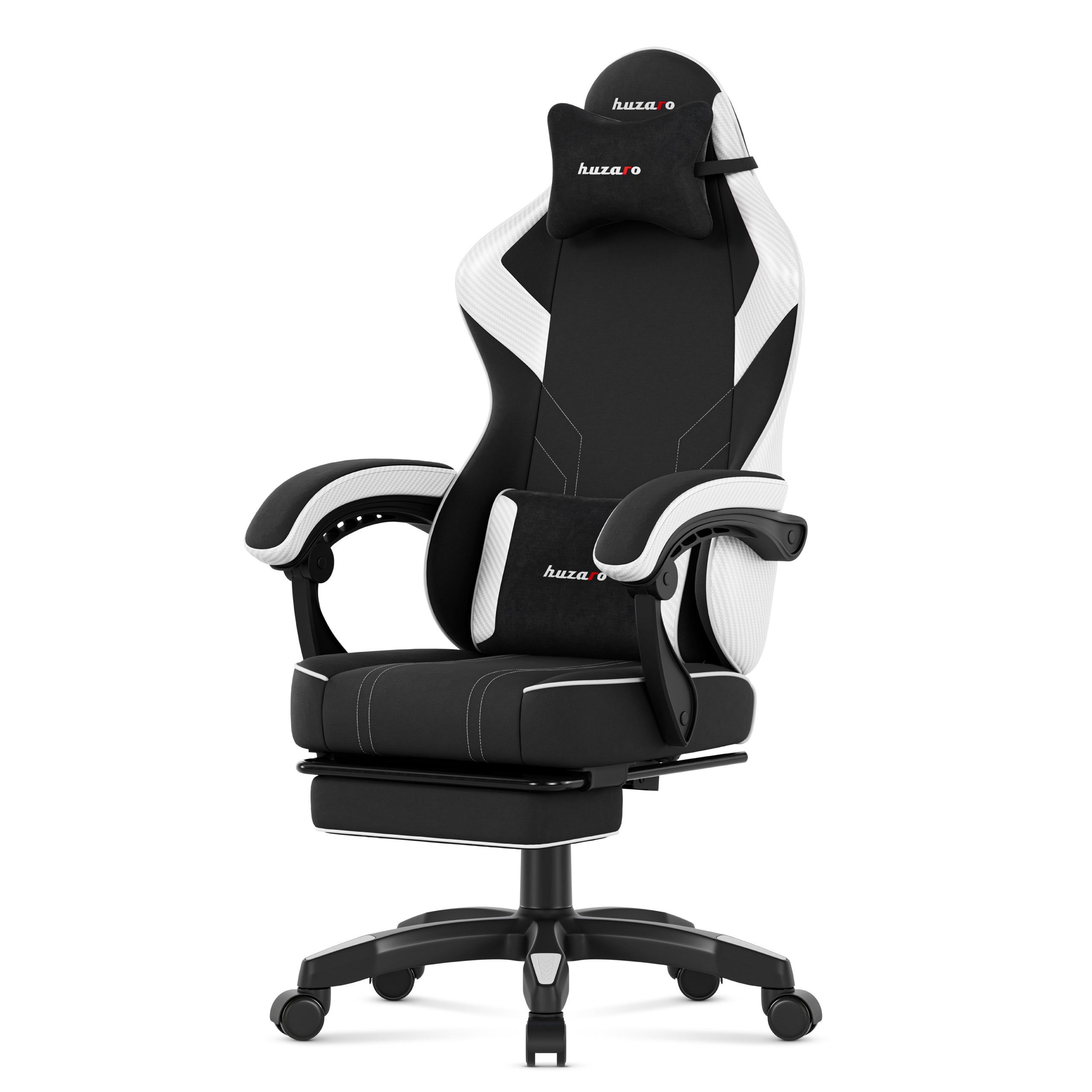 Fotel gamingowy Huzaro Force 3.7 White Carbon