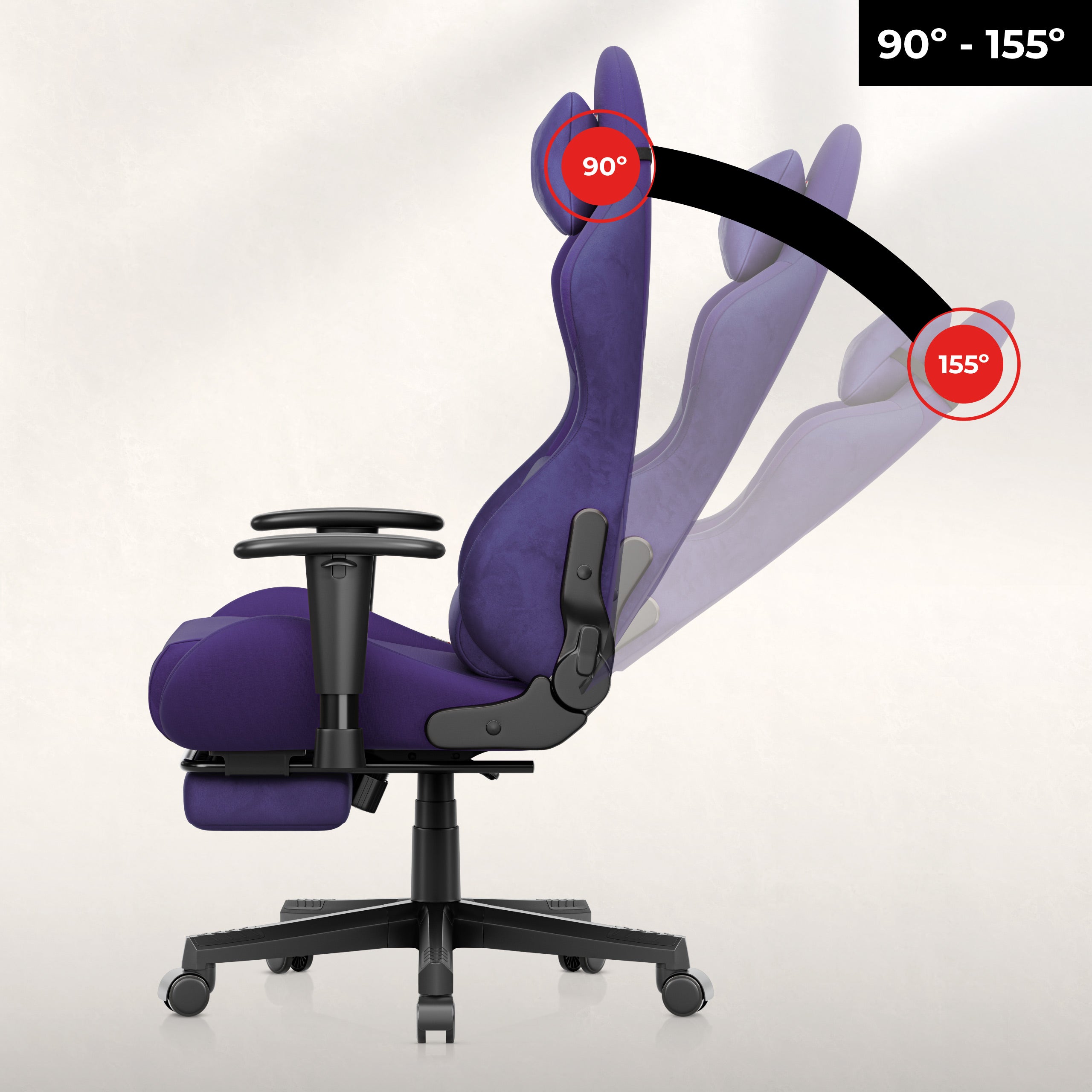 Funkcja Gravity Duo - pochylenie oparcia do 155°