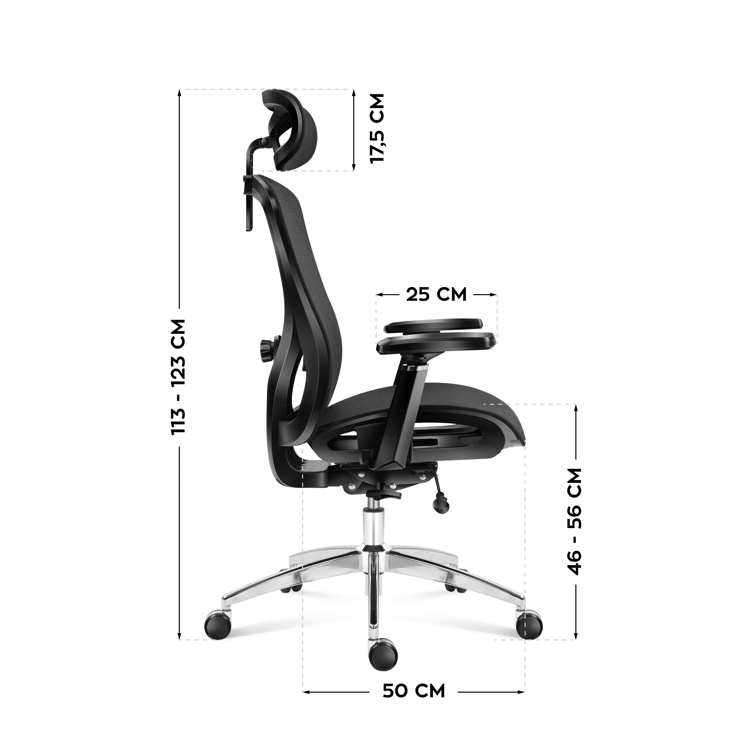 OUTLET Fotel ergonomiczny Mark Adler Expert 5.3 Black Mesh