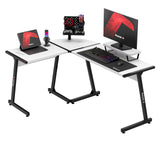 Biurko narożne gamingowe Huzaro Hero 6.0 White 147 cm