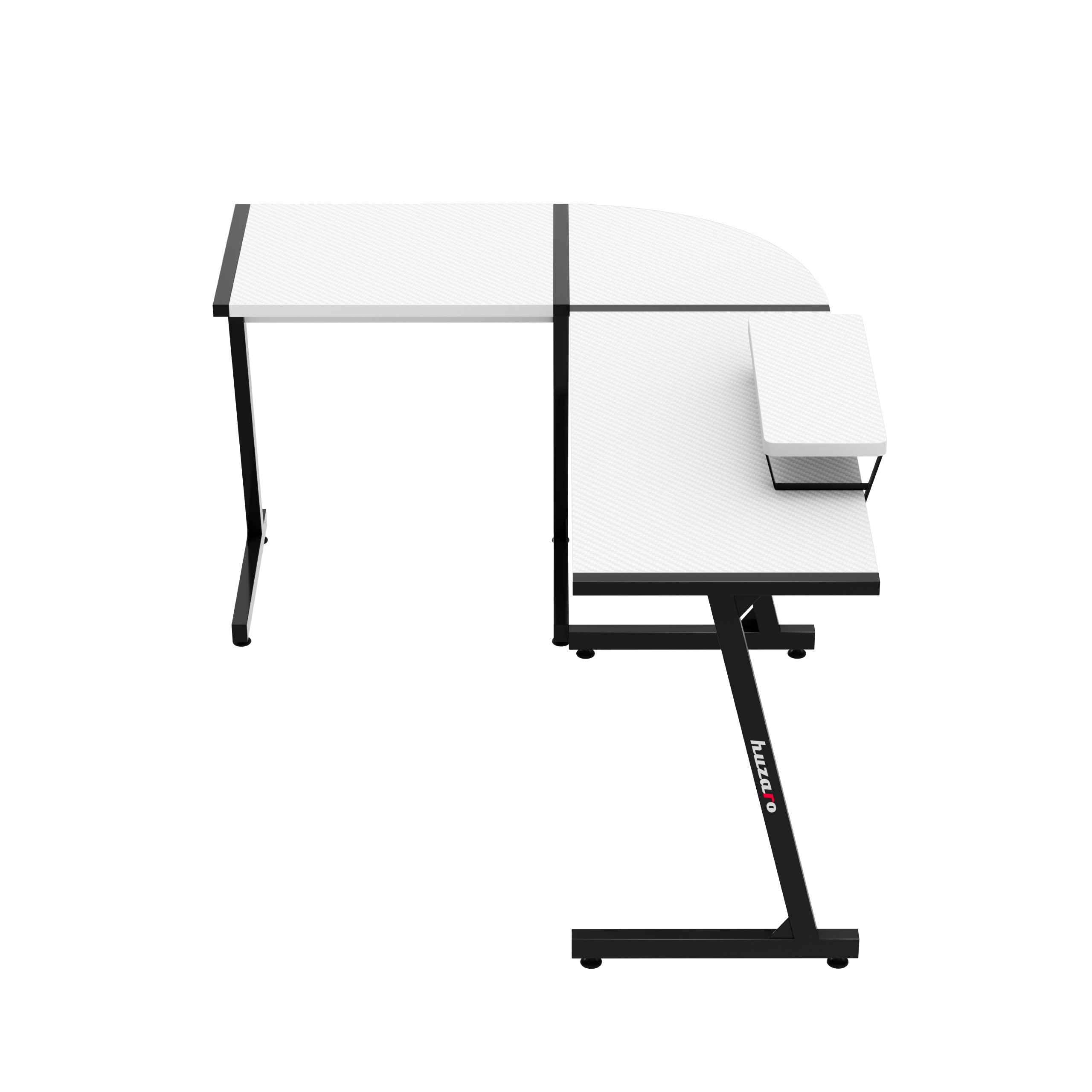 Biurko narożne gamingowe Huzaro Hero 6.0 White 147 cm