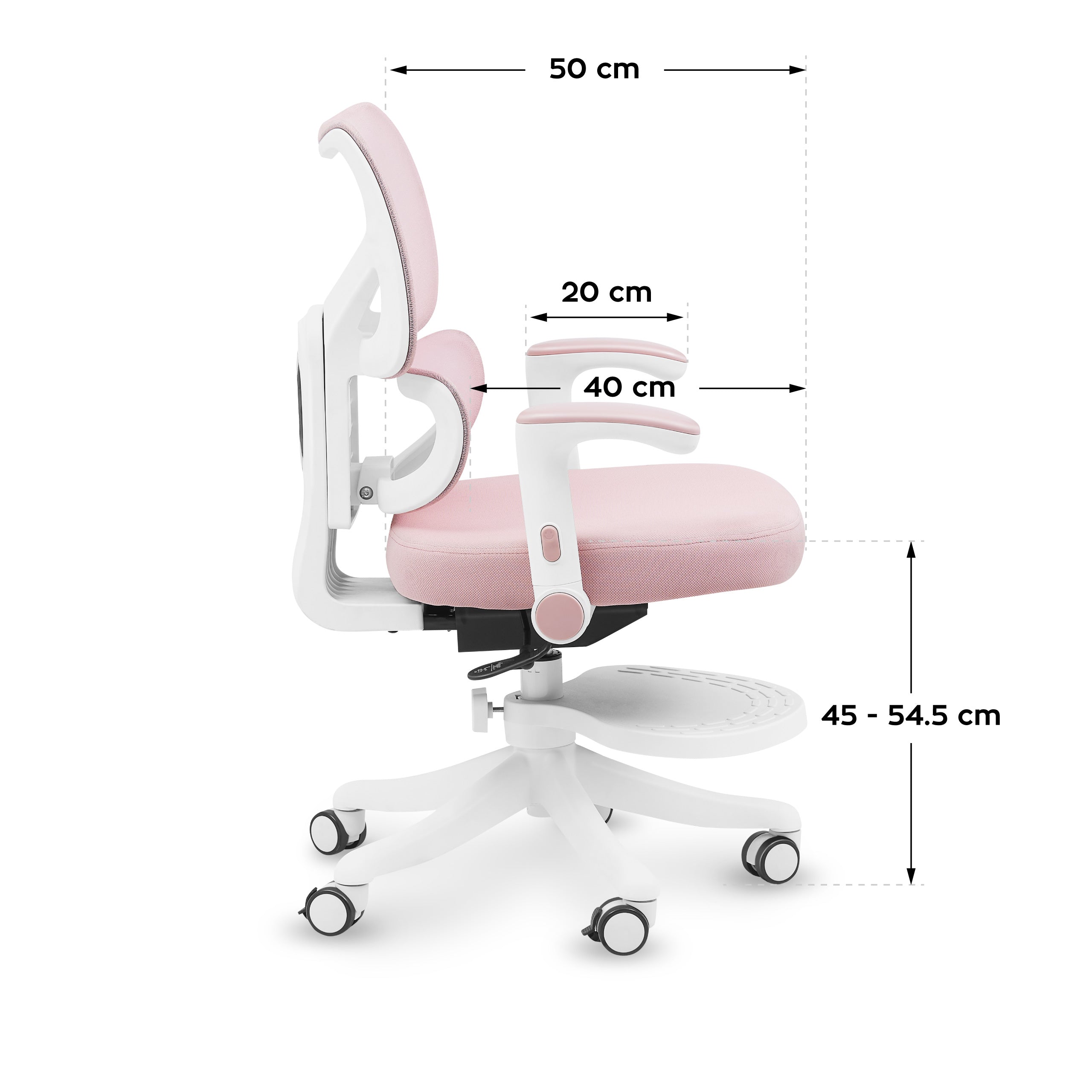 OUTLET Fotel obrotowy Mark Adler Junior 5.3 Pink