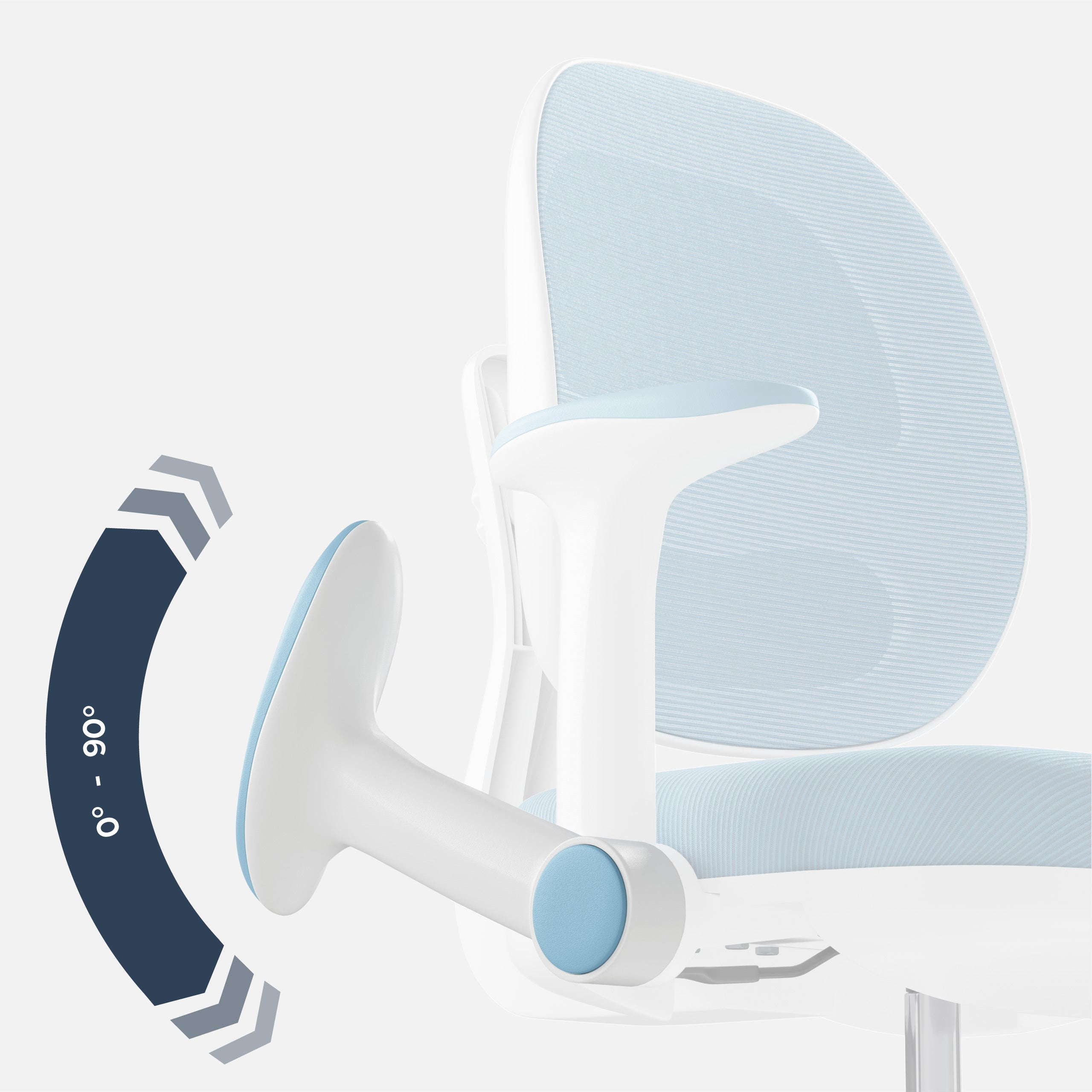OUTLET Ergonomiczny fotel do biurka dla dziecka Mark Adler Junior 3.6 Blue