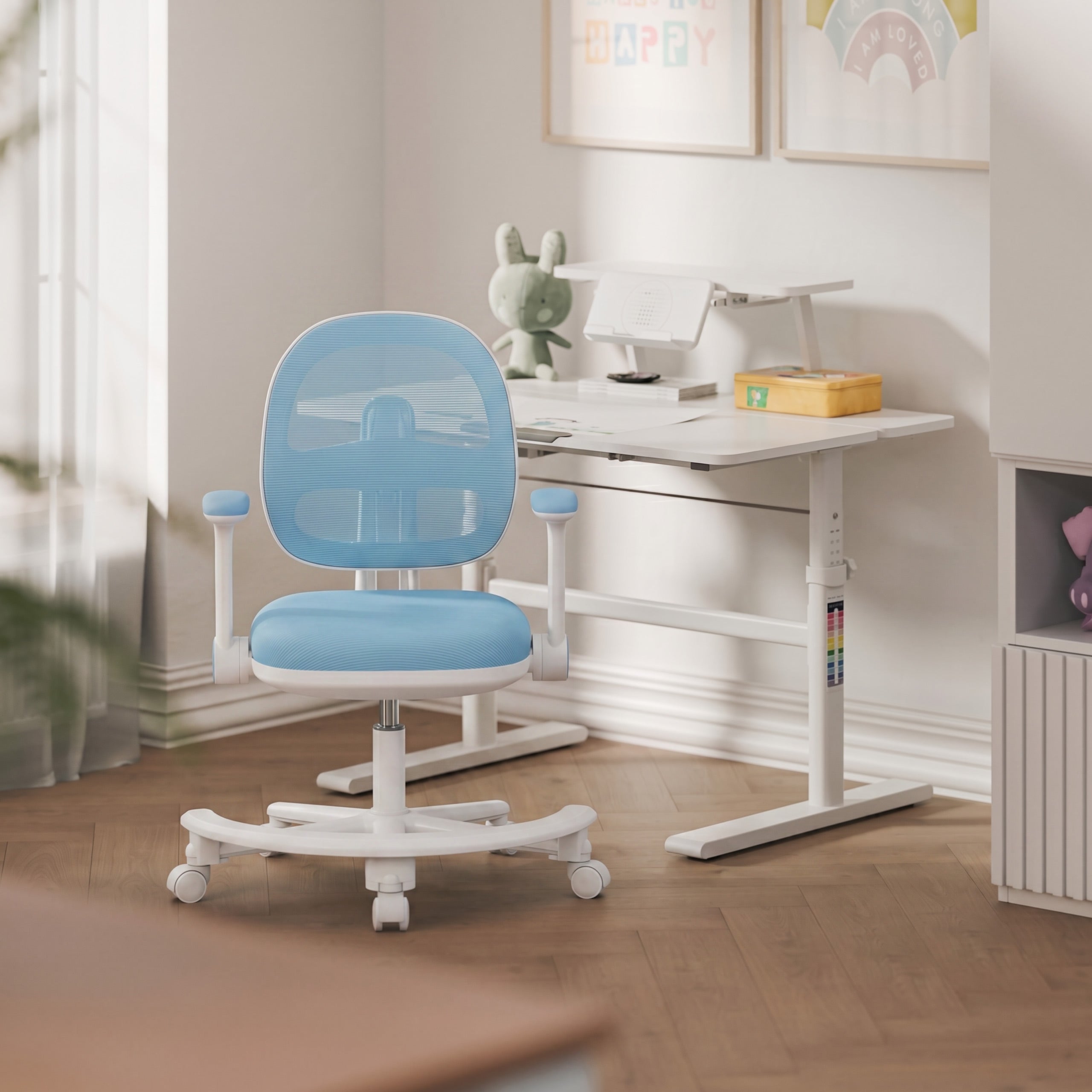 OUTLET Ergonomiczny fotel do biurka dla dziecka Mark Adler Junior 3.6 Blue