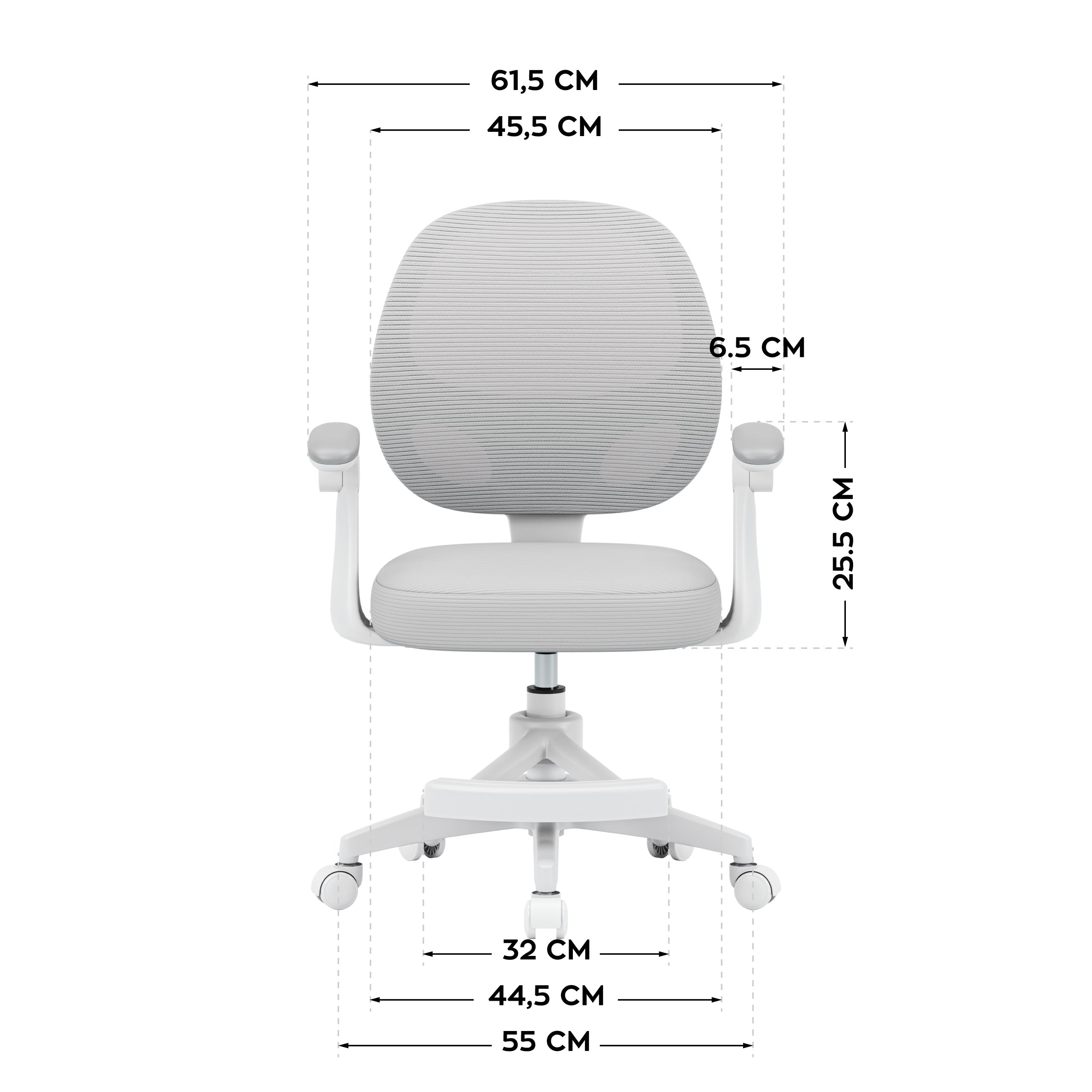 OUTLET Fotel obrotowy dla dzieci Mark Adler Junior 3.1 Grey