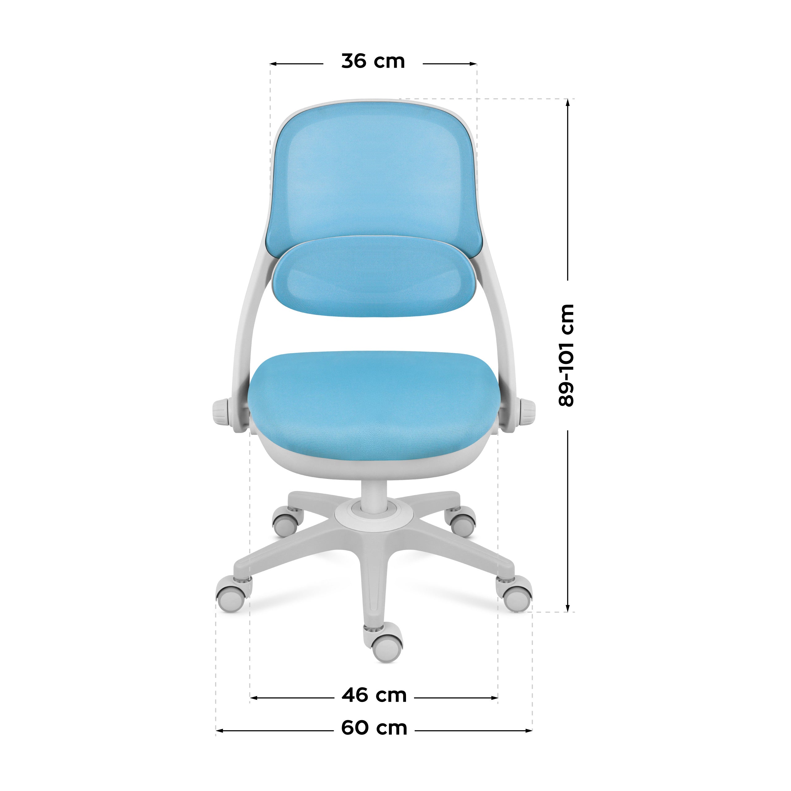 Fotel obrotowy dla dzieci Mark Adler Junior 4.7 Blue