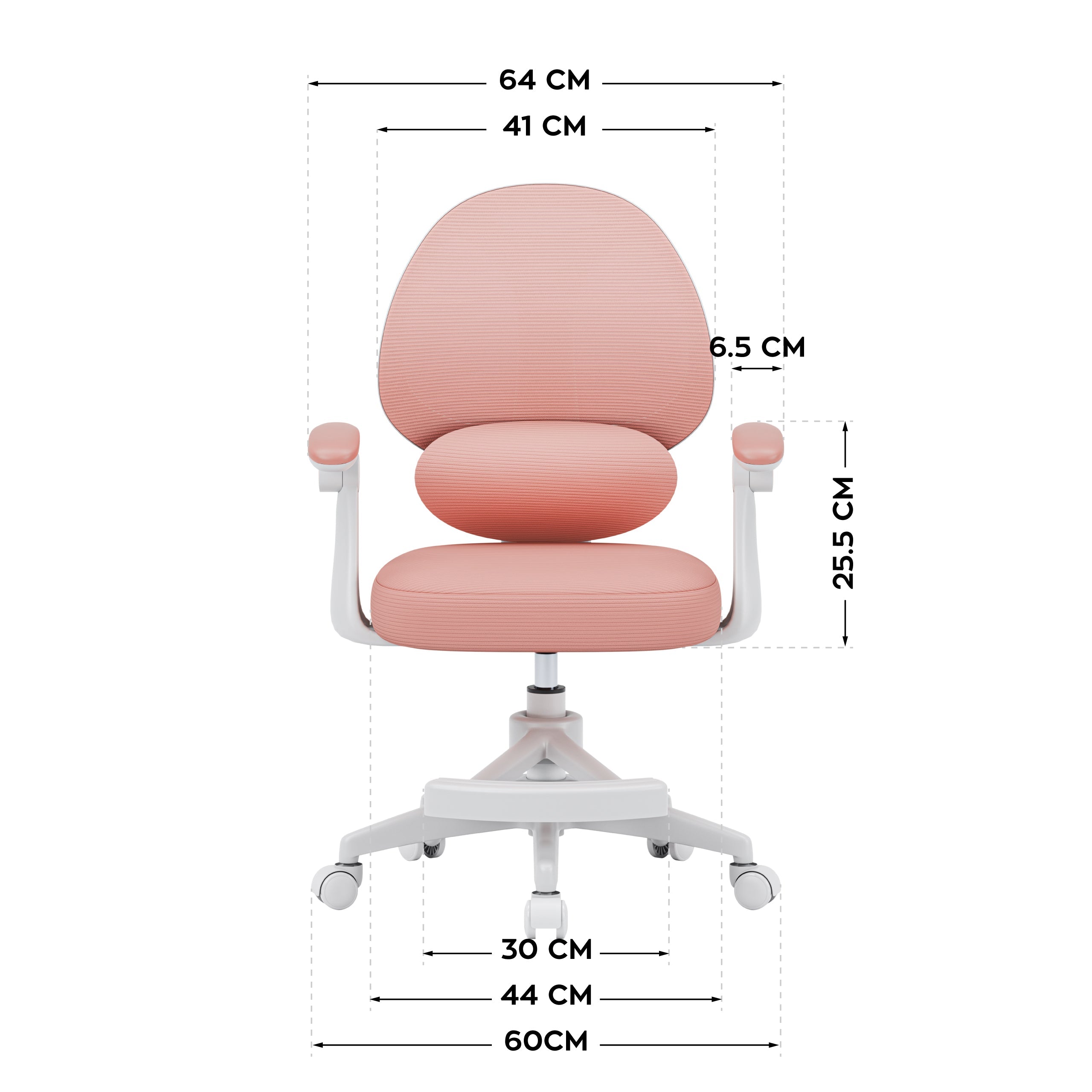OUTLET Fotel regulowany dla dziecka Mark Adler Junior 4.5 Pink