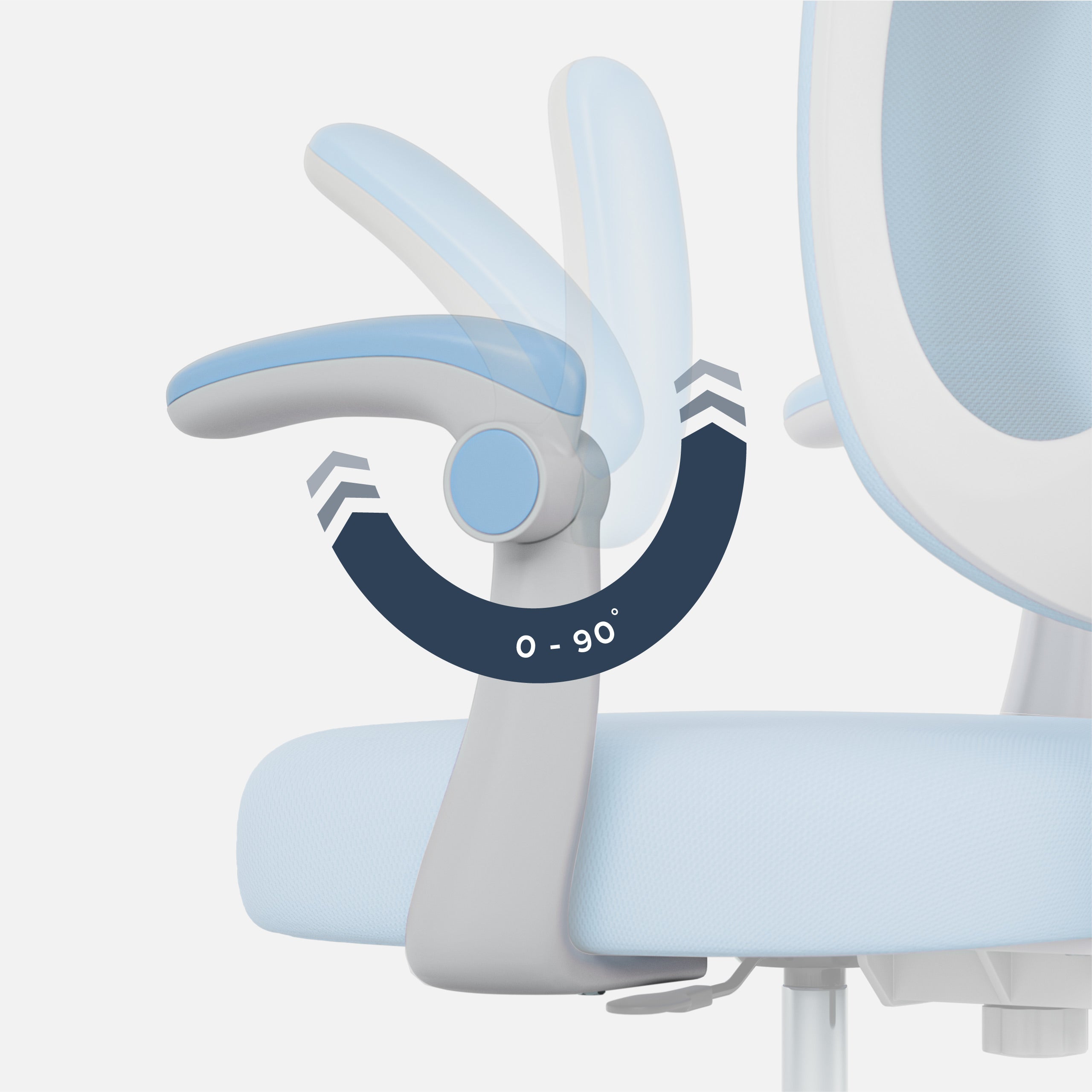 OUTLET Ergonomiczny fotel dla dzieci Mark Adler Junior 4.6 Blue
