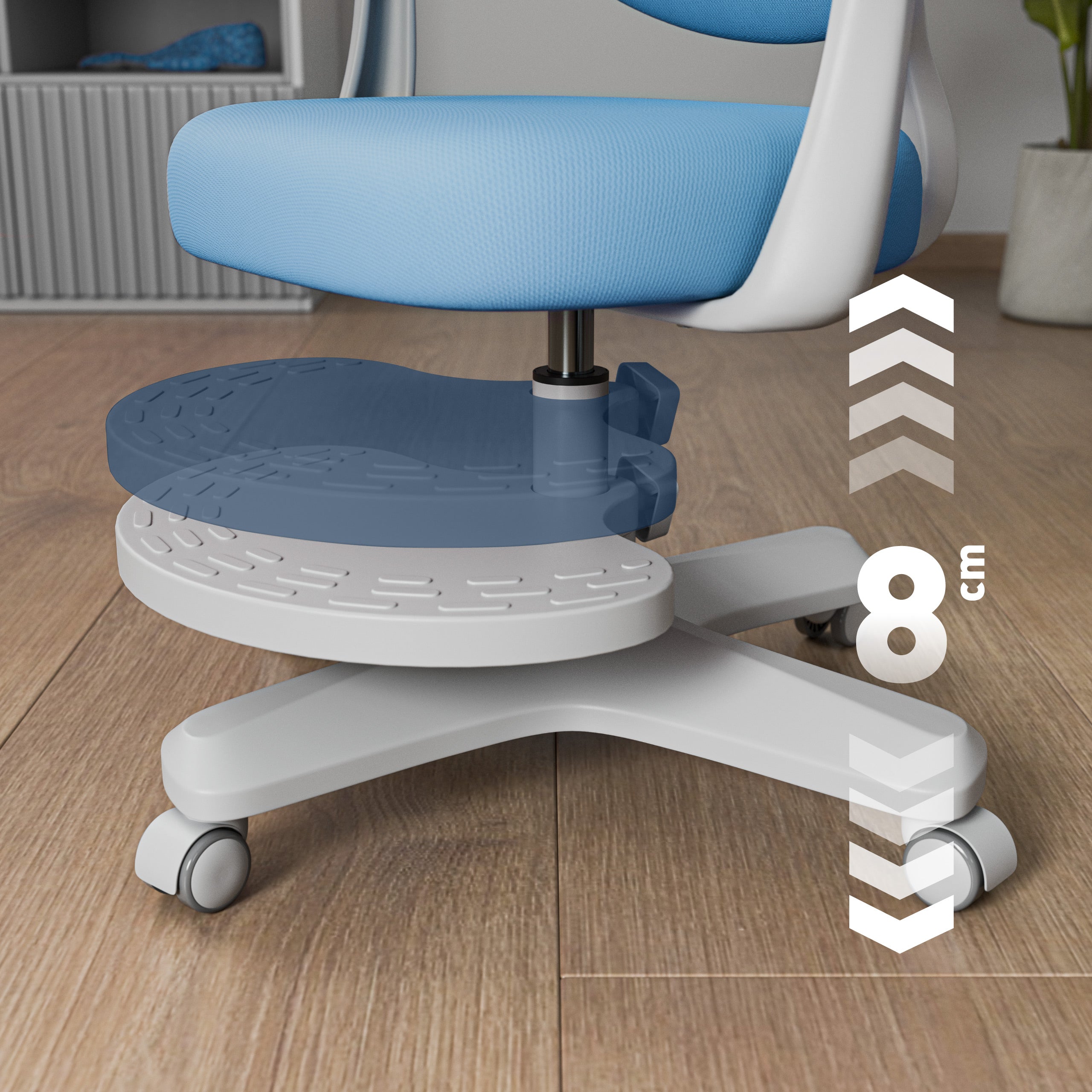 OUTLET Ergonomiczny fotel dla dzieci Mark Adler Junior 4.6 Blue