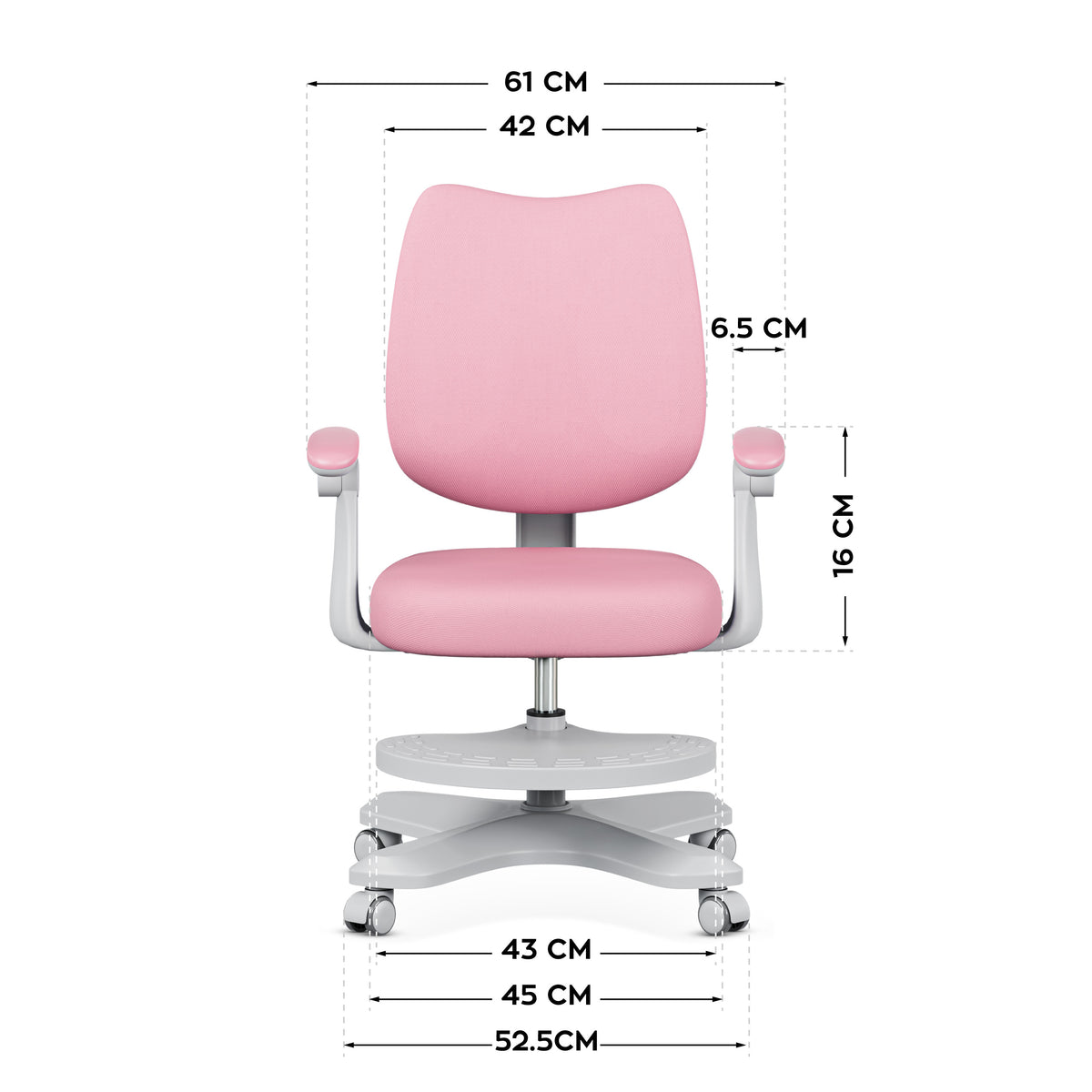 OUTLET Ergonomiczny fotel dla dzieci Mark Adler Junior 4.6 Pink