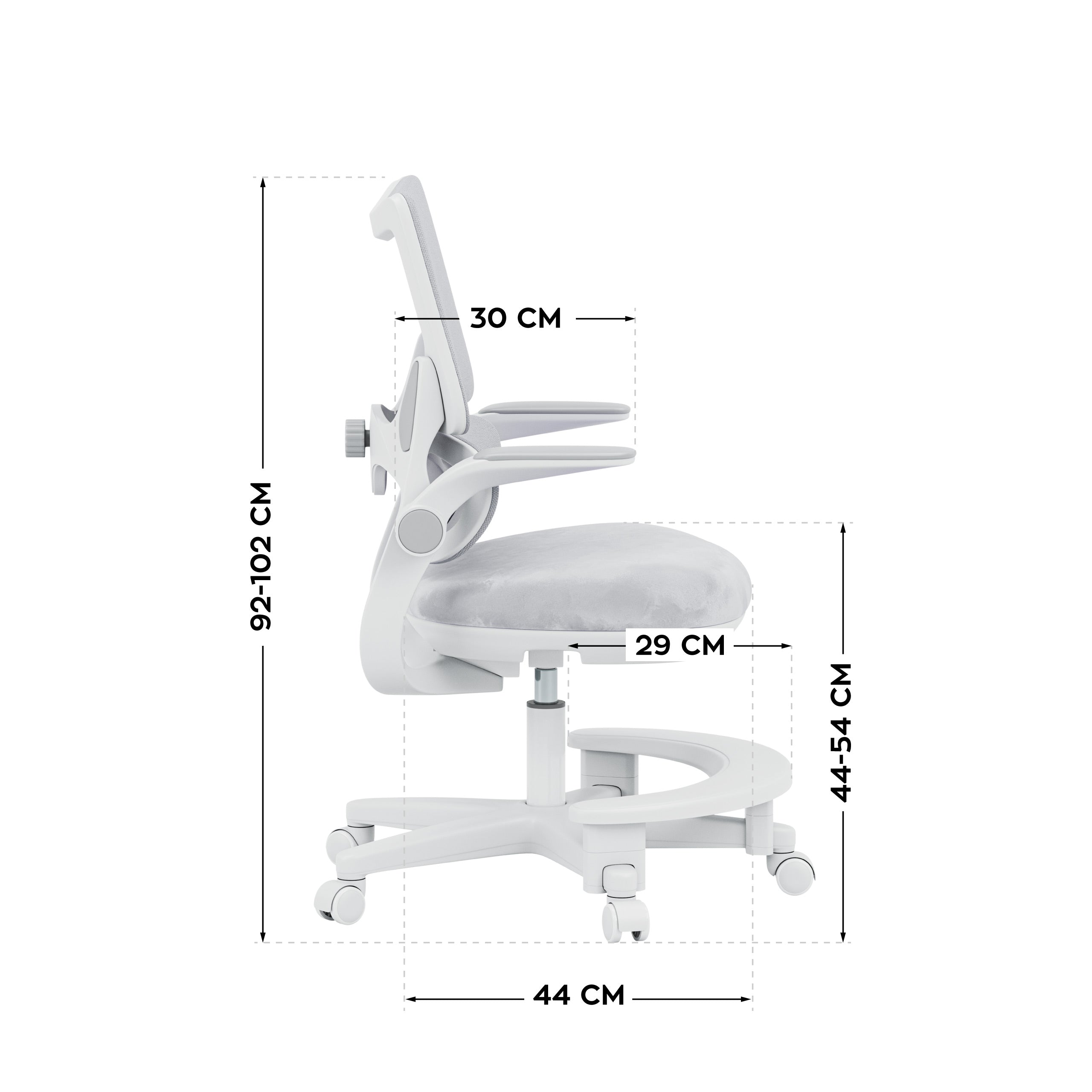 Fotel do biurka dla dziecka Mark Adler Junior 5.7 Grey