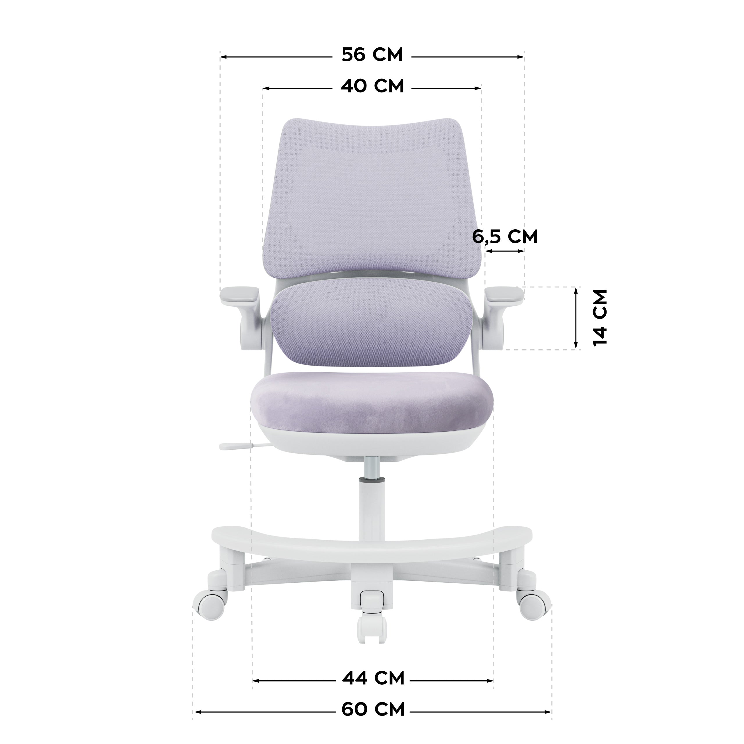 OUTLET Fotel do biurka dla dziecka Mark Adler Junior 5.7 Purple