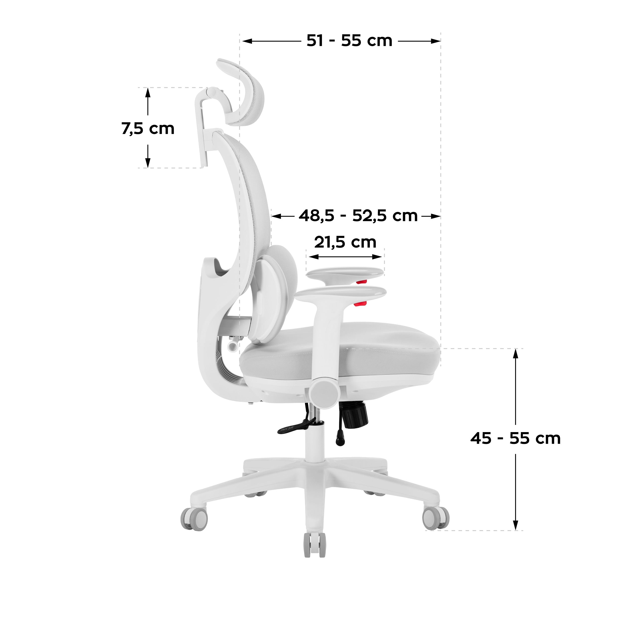 OUTLET Ergonomiczny fotel dla dzieci Mark Adler Junior 6.3 Grey