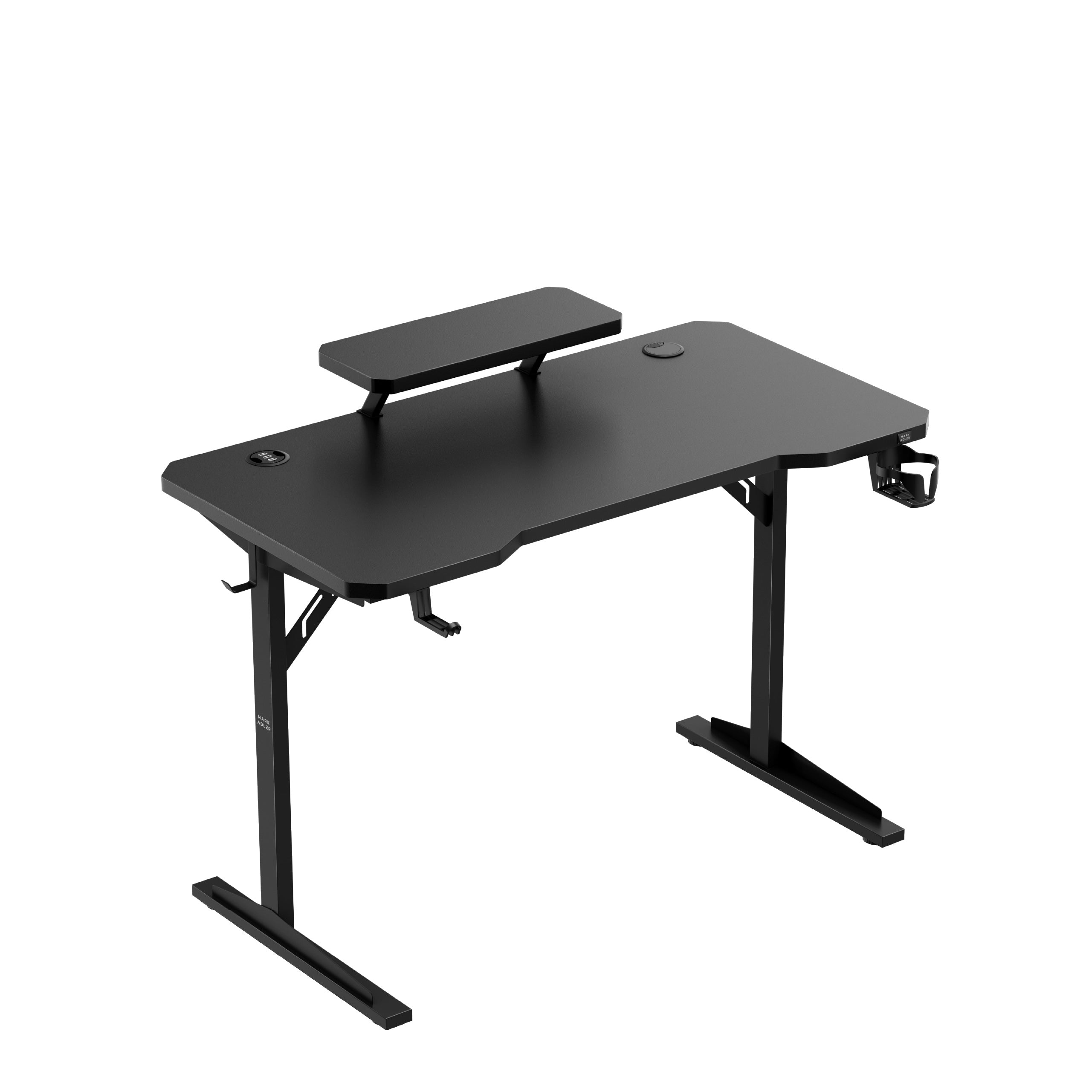 Biurko komputerowe z półką Mark Adler Leader 5.1 Black  115 cm