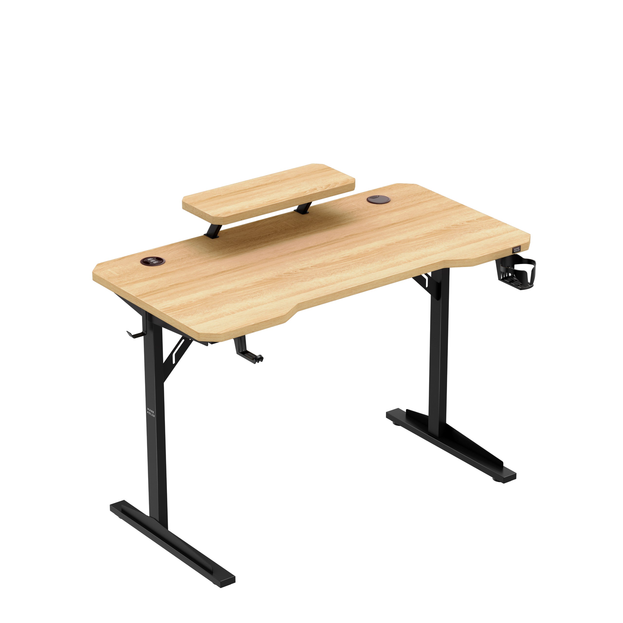 Biurko komputerowe z półką Mark Adler Leader 5.1 Oak 115 cm