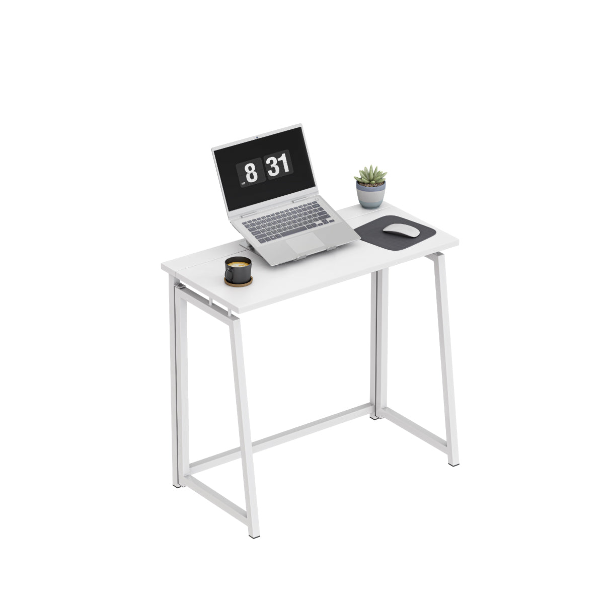 OUTLET Biurko składane Leader 1.5 White