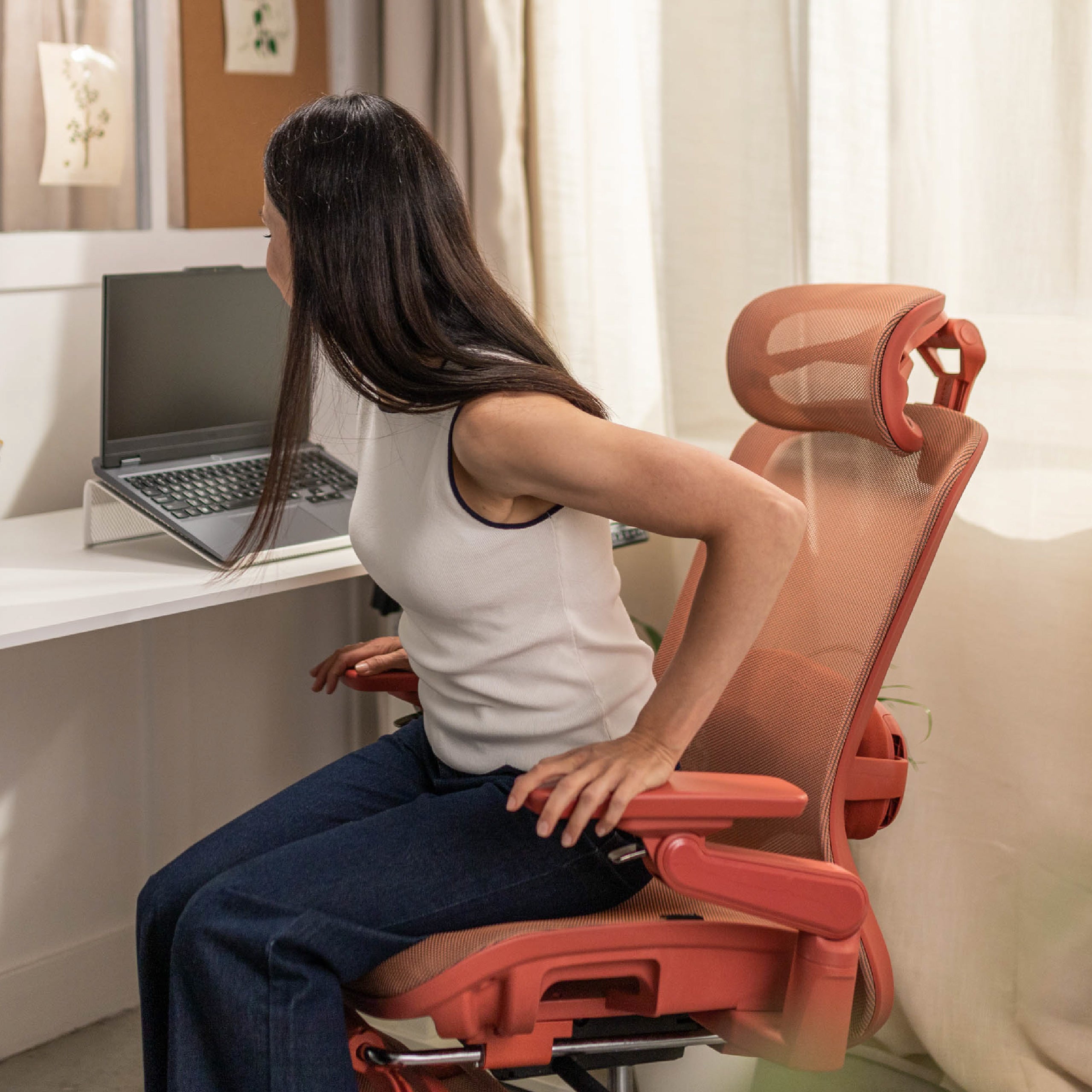OUTLET Fotel ergonomiczny z masażem Mark Adler Leadpro 8.7 Red