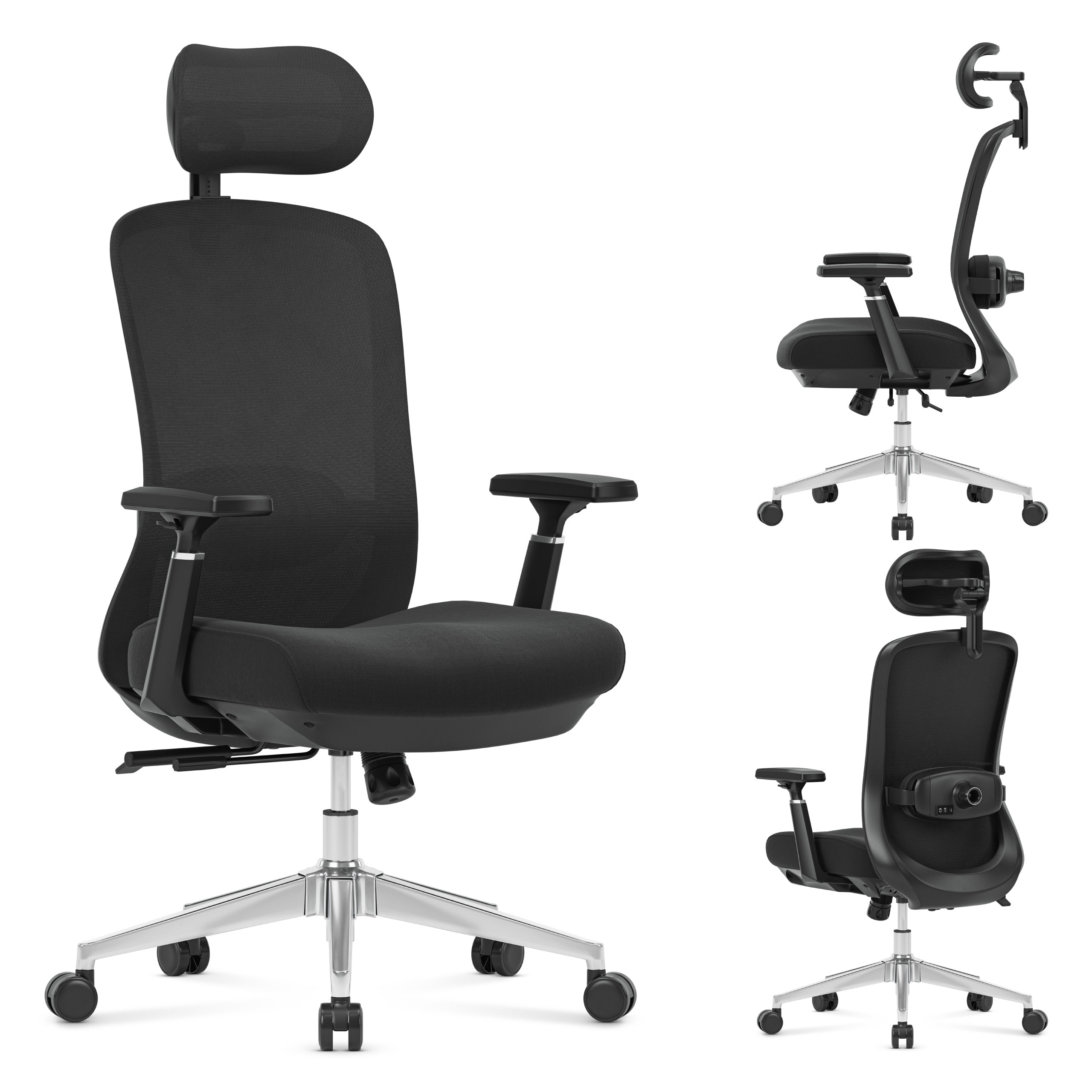 Fotel biurowy z masażem Mark Adler Leadpro 6.0 Black