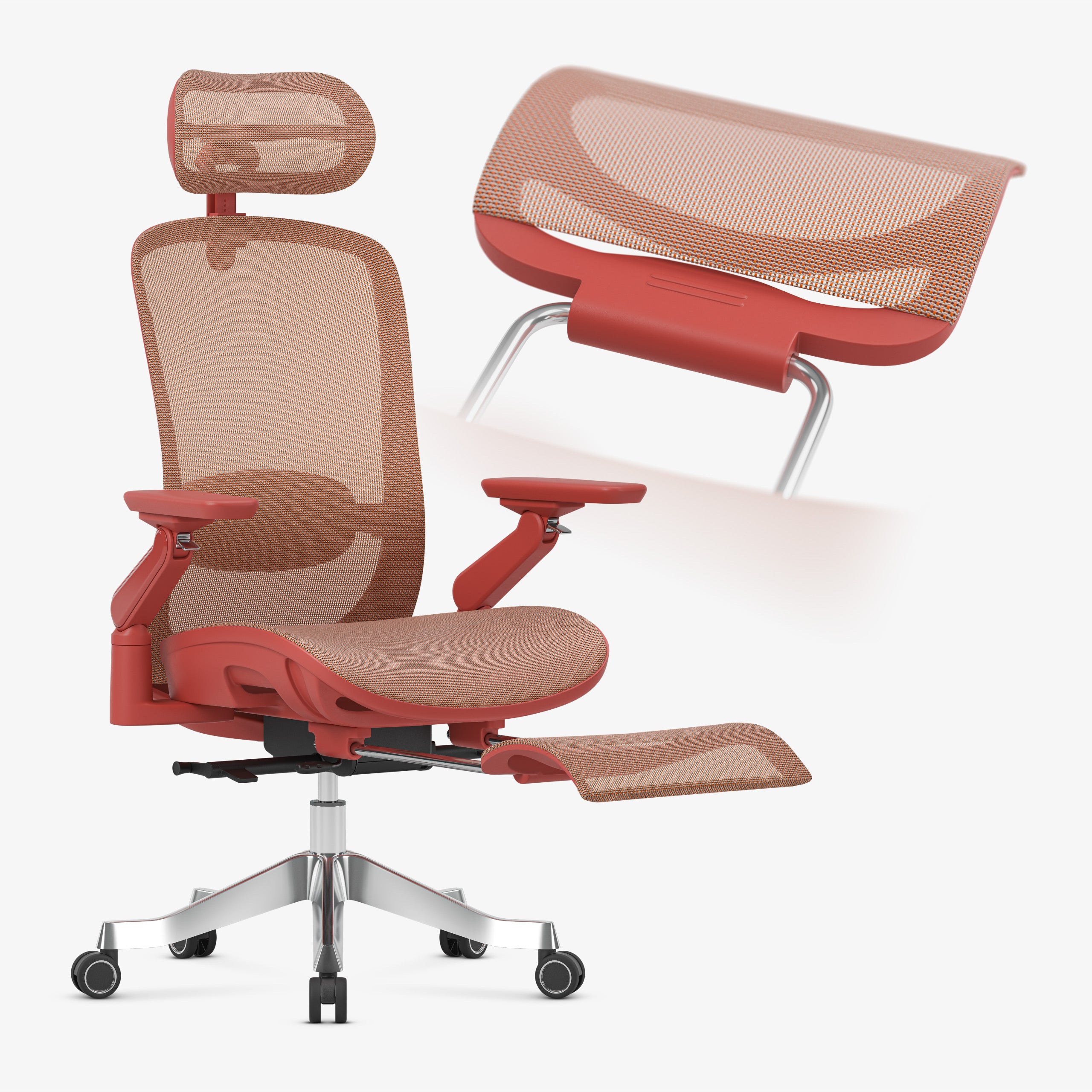 OUTLET Fotel ergonomiczny z masażem Mark Adler Leadpro 8.7 Red