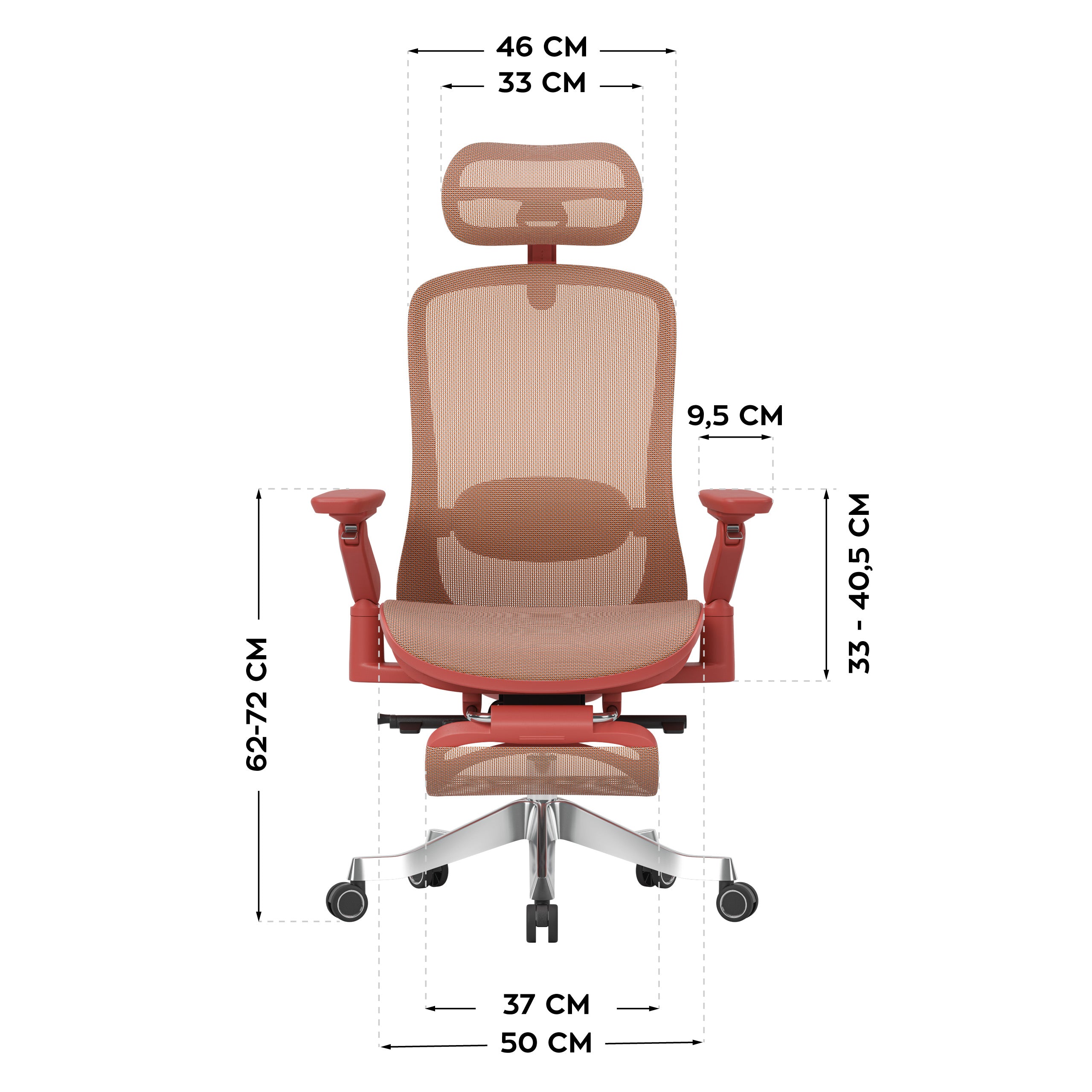 OUTLET Fotel ergonomiczny z masażem Mark Adler Leadpro 8.7 Red