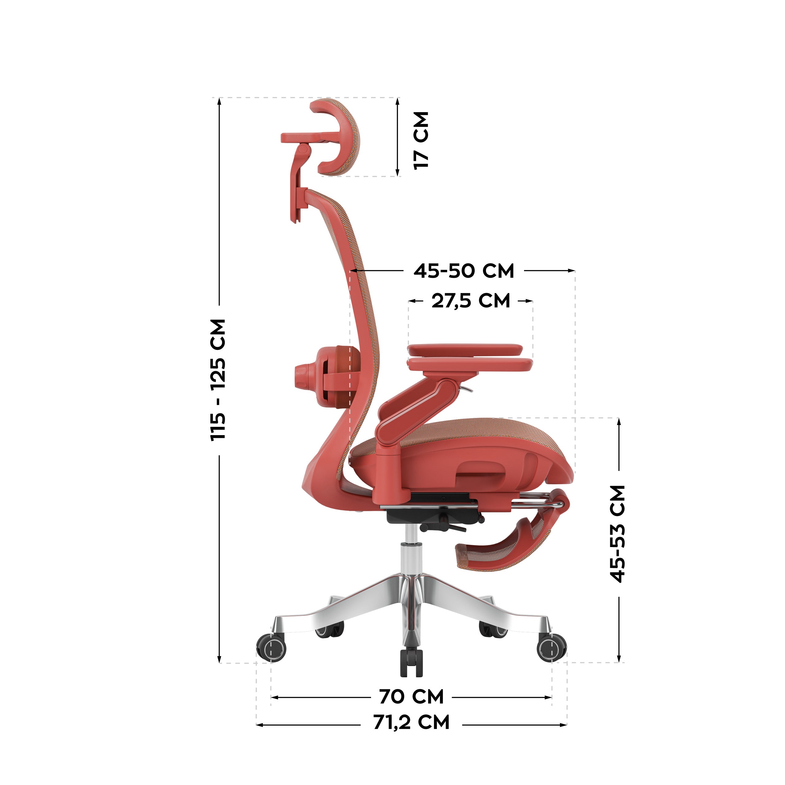 OUTLET Fotel ergonomiczny z masażem Mark Adler Leadpro 8.7 Red