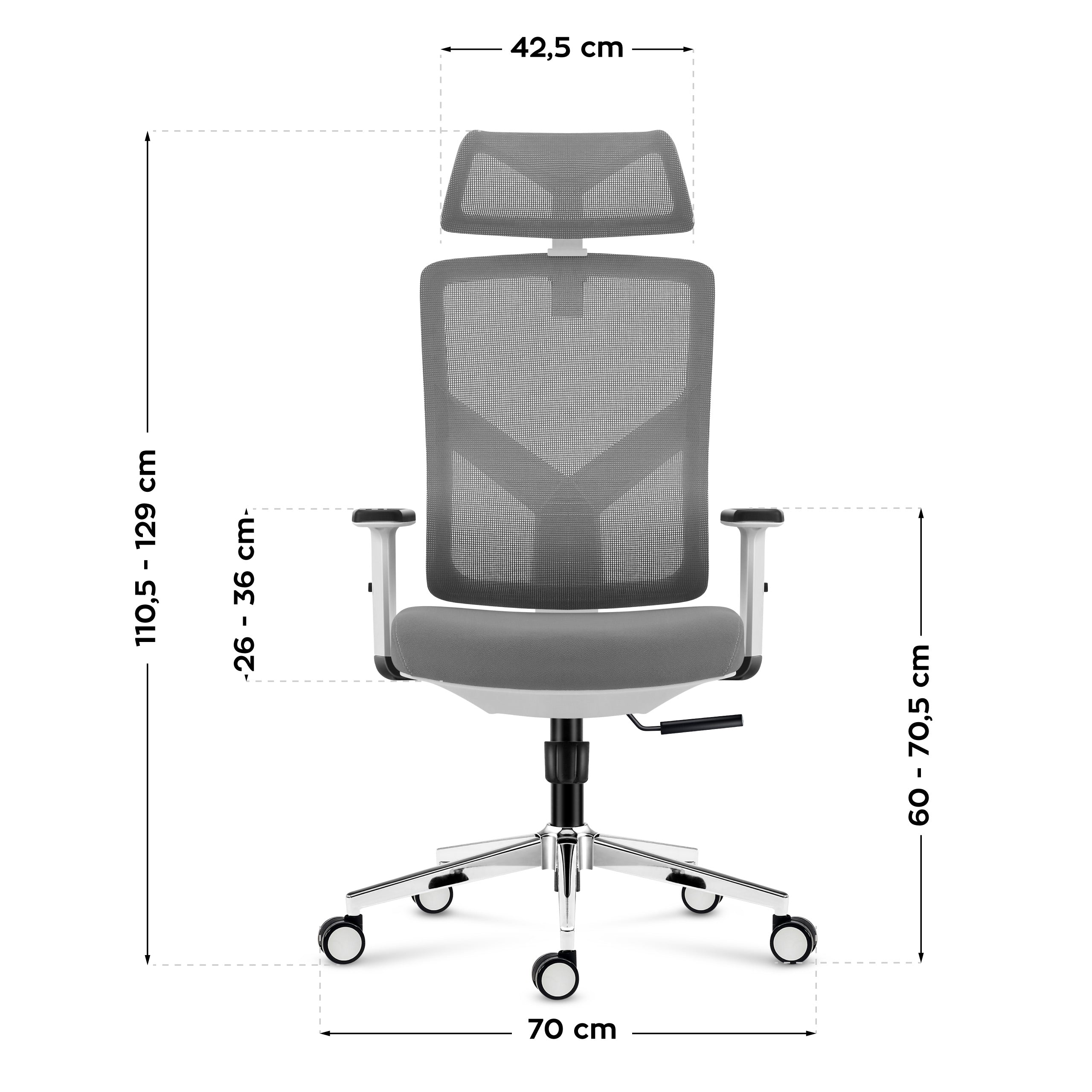 Fotel biurowy Mark Adler Manager 3.3 White