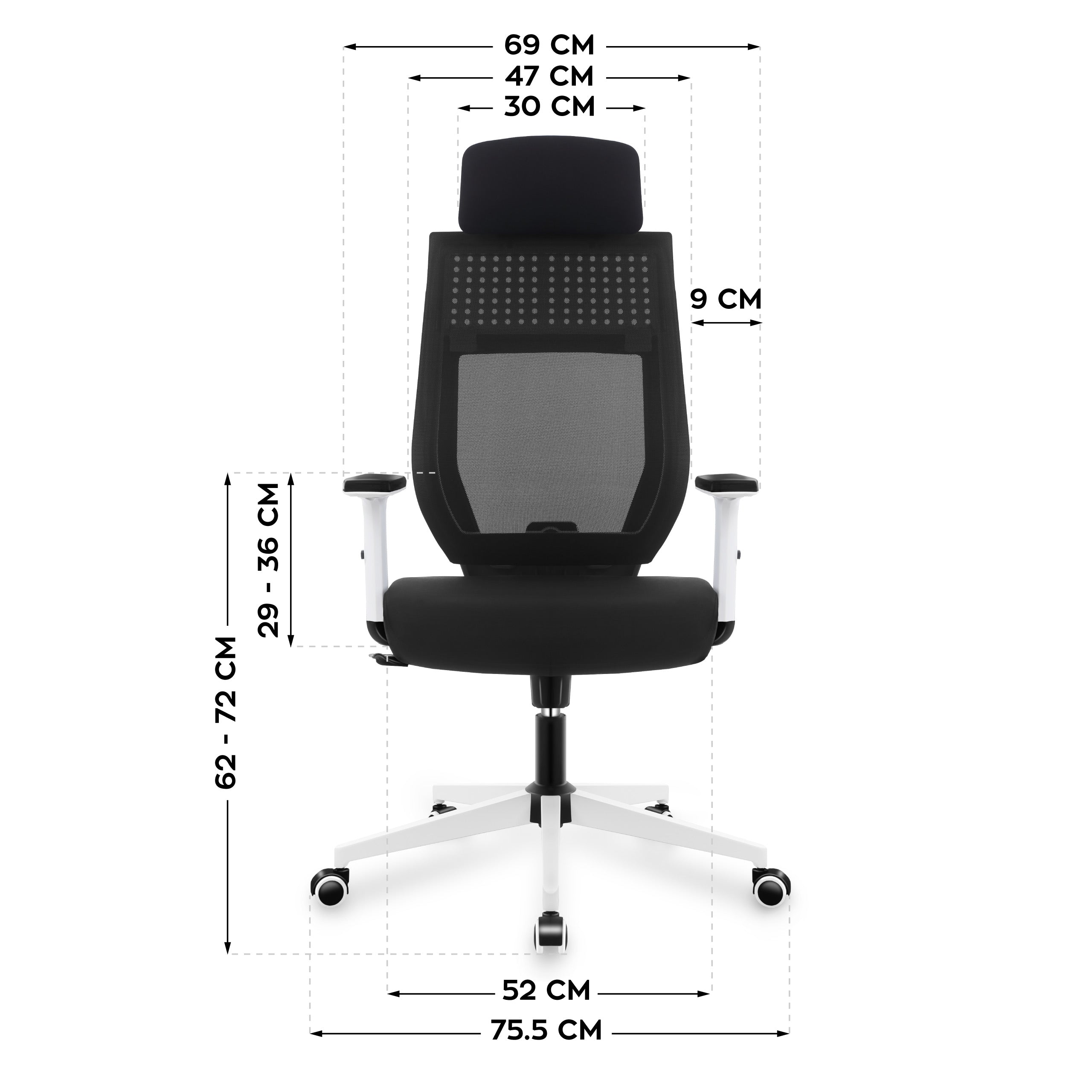 OUTLET Fotel Biurowy MARK ADLER MANAGER 3.9 Black