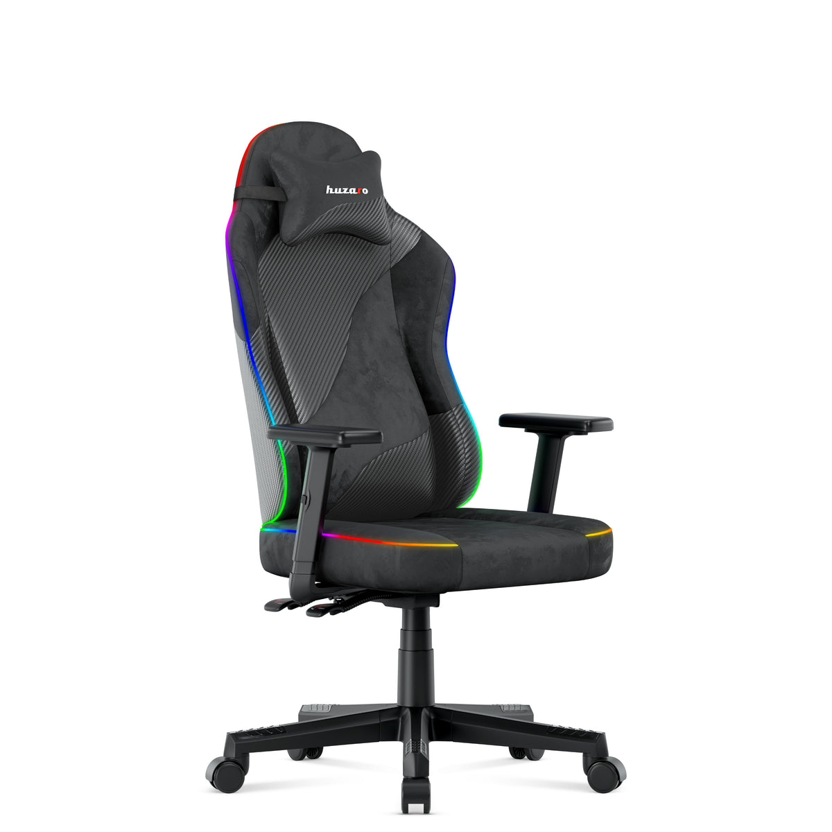 Fotel gamingowy dla nastolatka Huzaro Ranger 5.7 RGB BLACK
