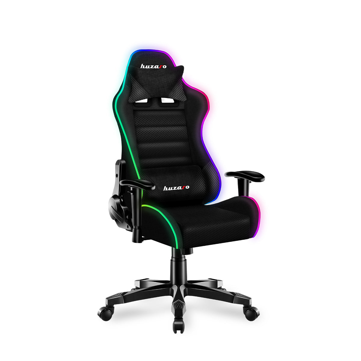 Fotel  gamingowy dla dziecka HUZARO RANGER 6.0 RGB Black Mesh