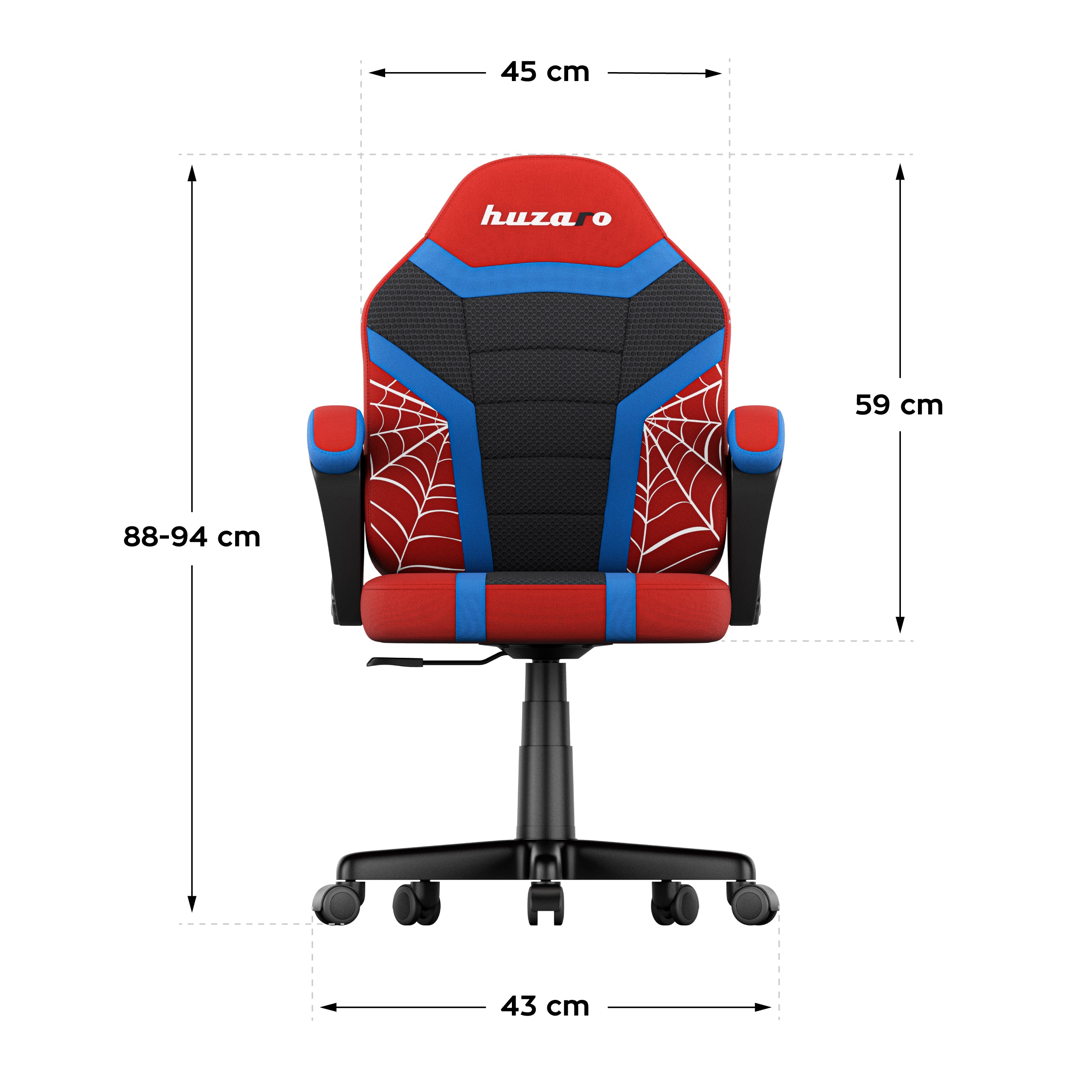 Fotel gamingowy dla dziecka Huzaro Ranger 1.0 Spider Mesh