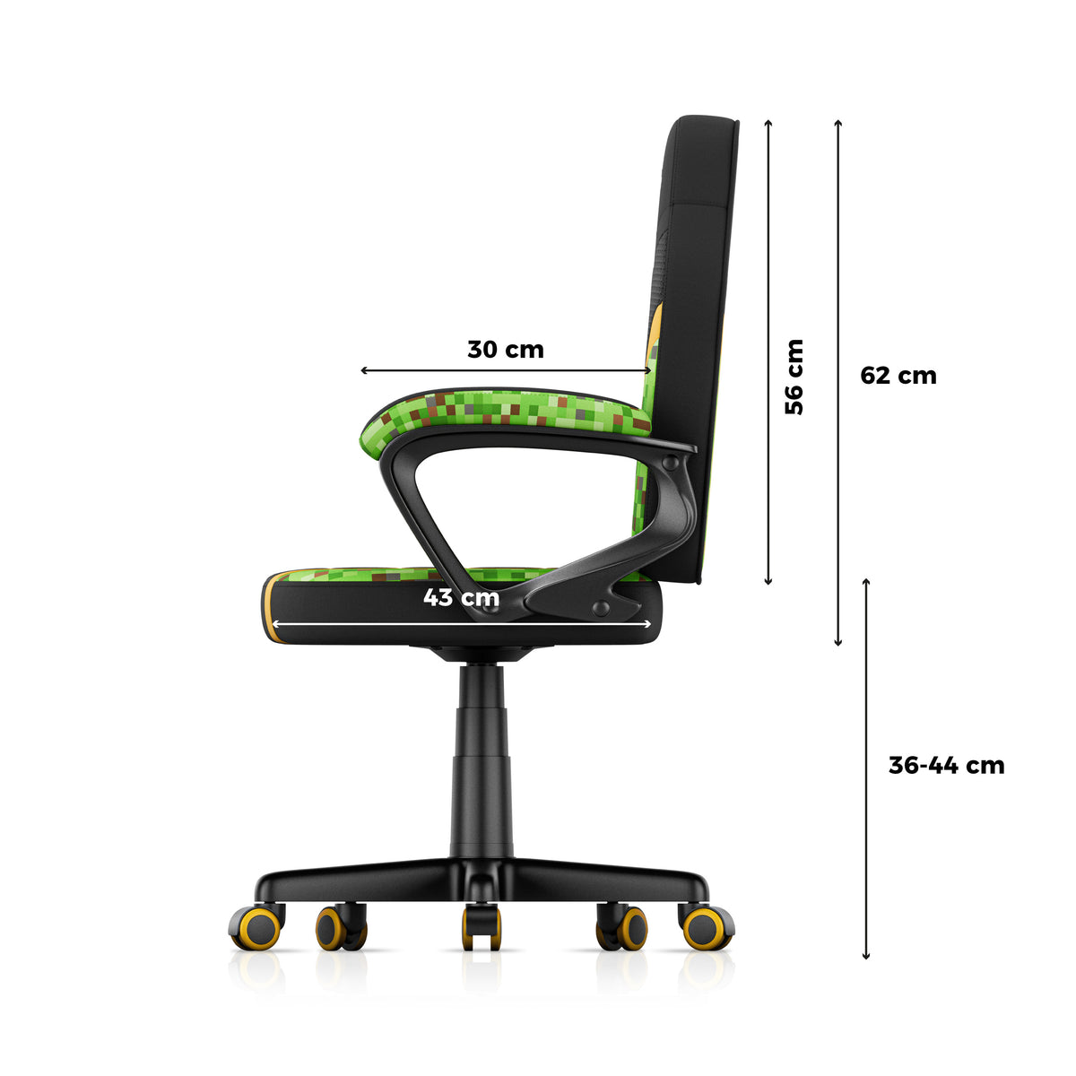 Fotel gamingowy dla dziecka HUZARO RANGER 1.0 Pixel Mesh