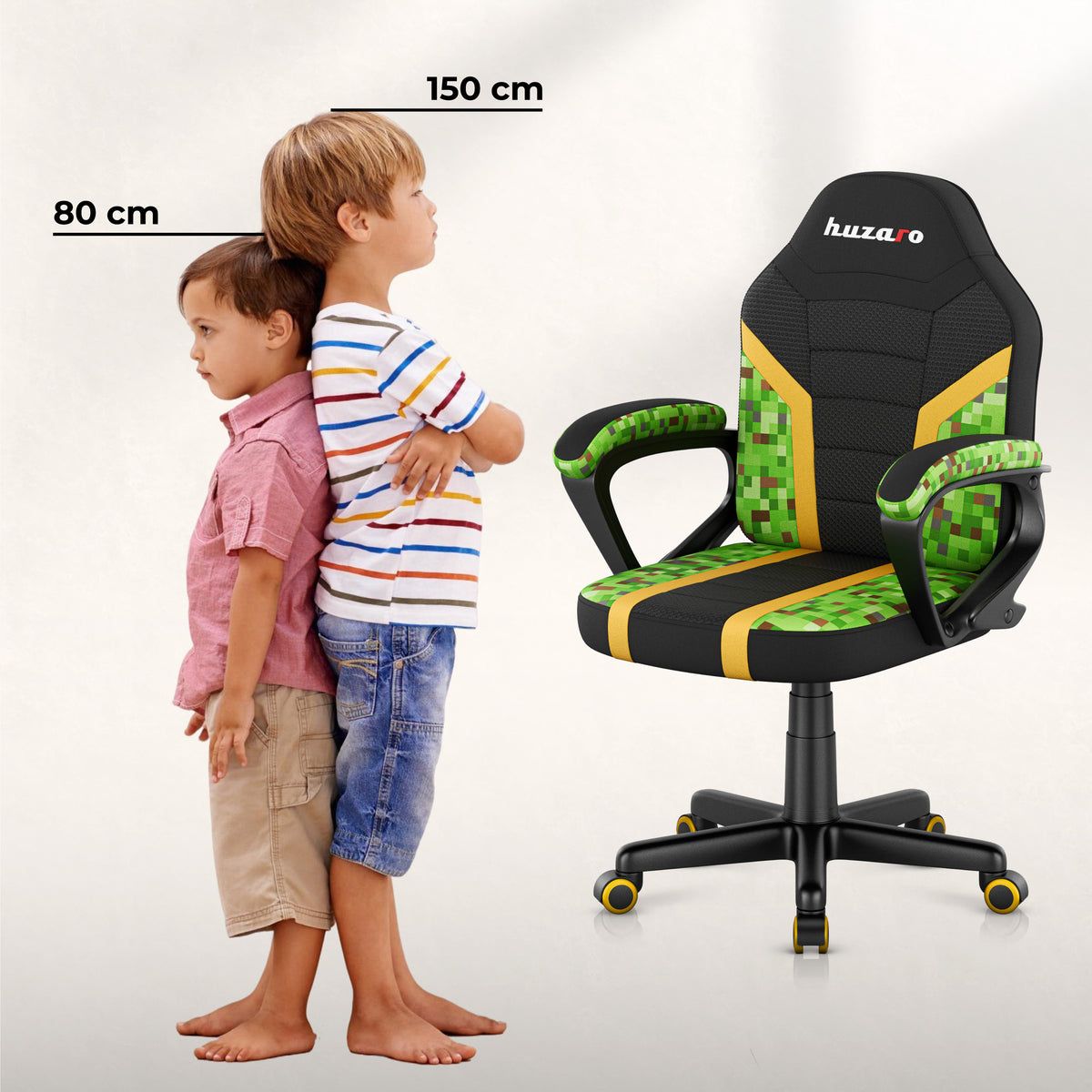 Fotel gamingowy dla dziecka HUZARO RANGER 1.0 Pixel Mesh