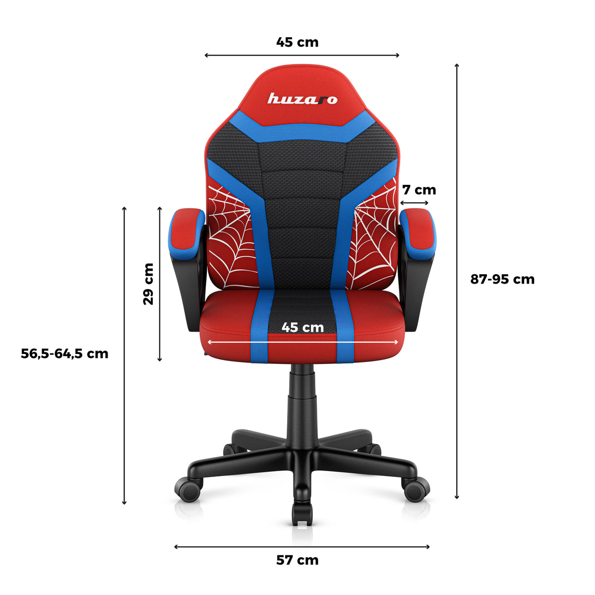 Fotel gamingowy dla dziecka Huzaro Ranger 1.0 Spider Mesh
