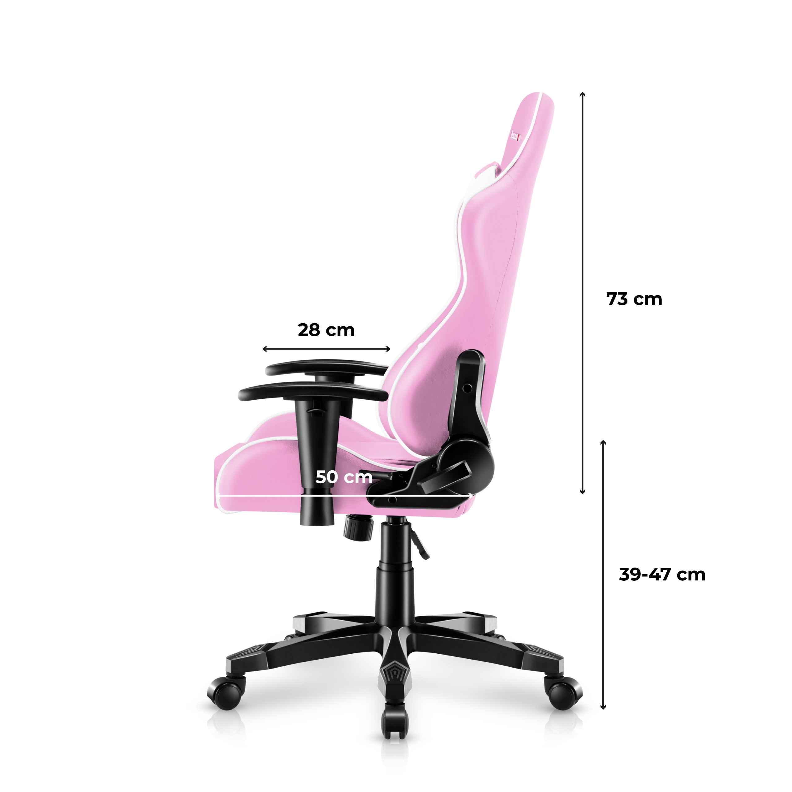 Fotel gamingowy dla dziecka HUZARO RANGER 6.0 Pink