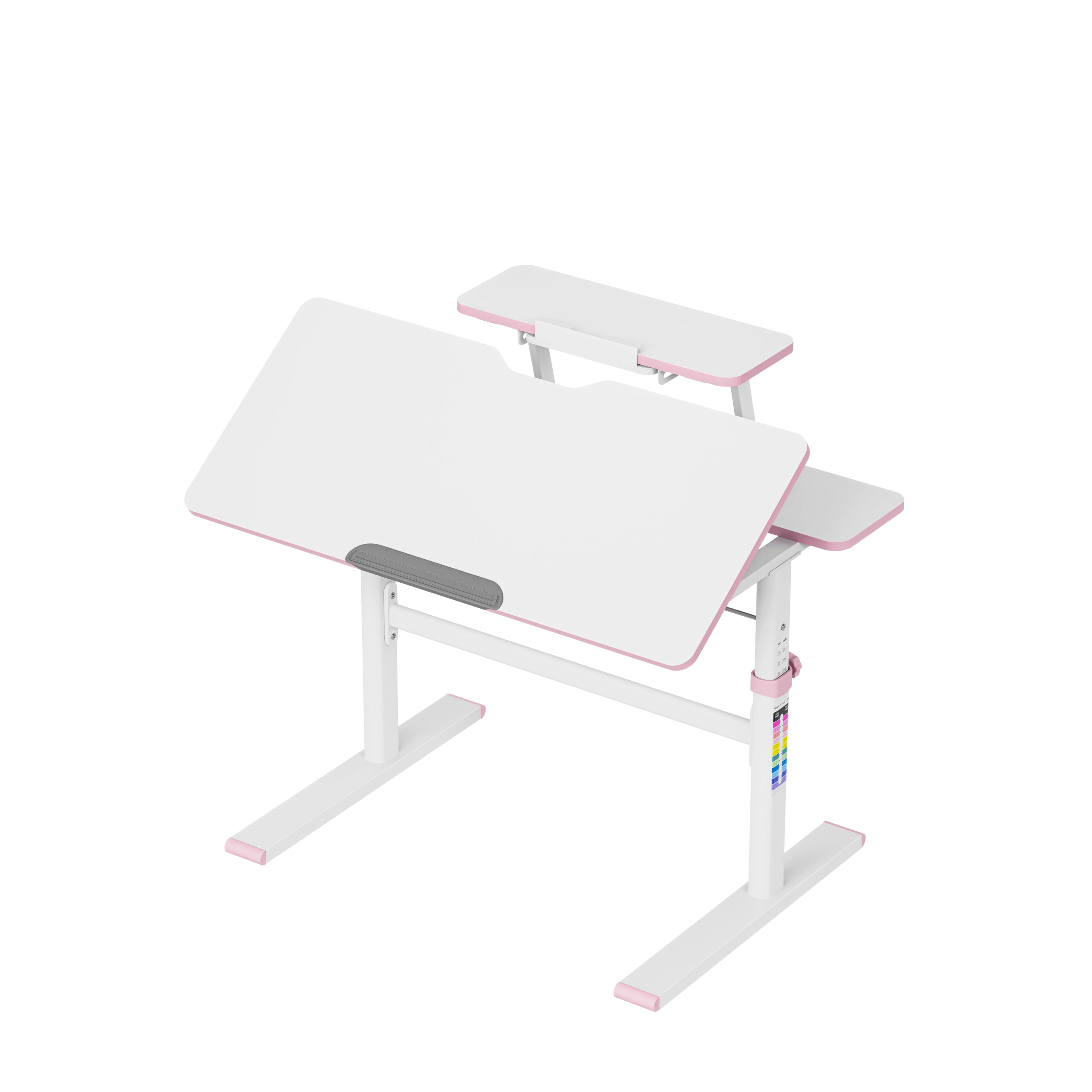 Biurko dziecięce regulowane Mark Adler Study 3.7 Pink 90 cm