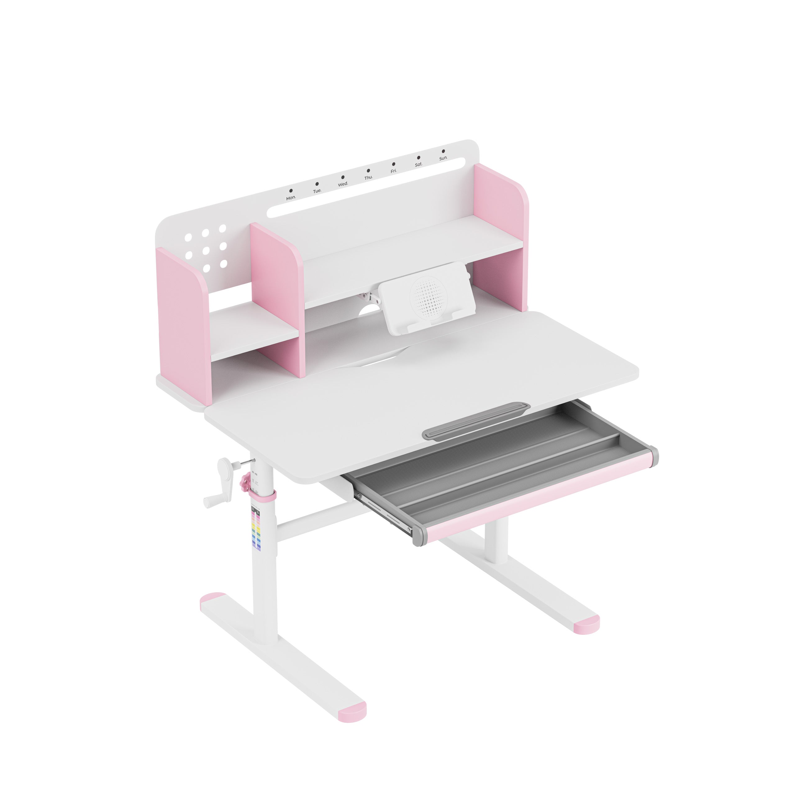 Ergonomiczne biurko dla dziecka Mark Adler Study 5.0 Pink 90 cm