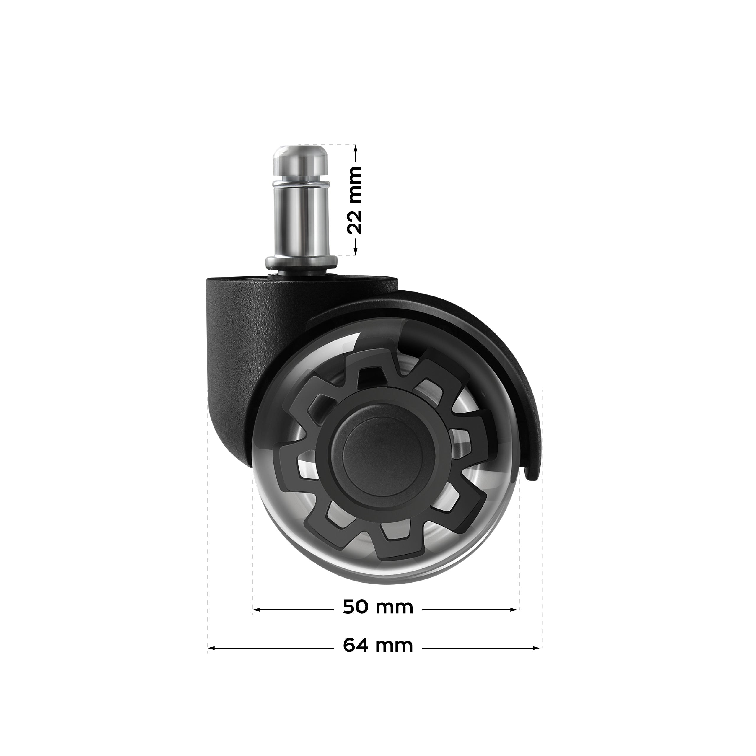 OUTLET Kółka do fotela biurowego Mark Adler Wheels 3.0