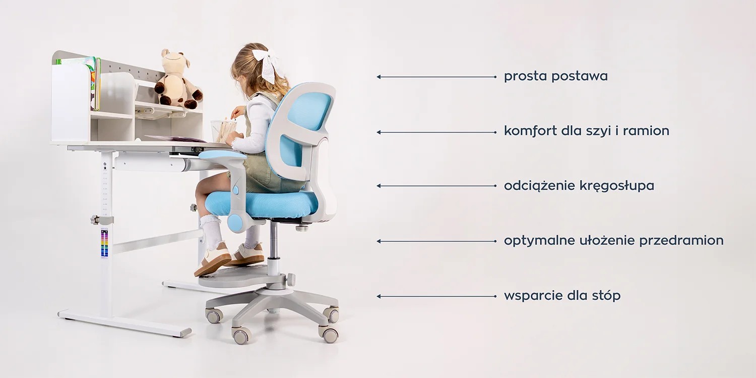 ergonomiczne biurko dla dziecka - korzyści dla zdrowia i komfortu