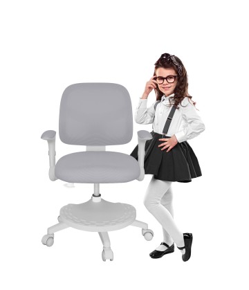 Fotel regulowany dla dziecka Mark Adler Junior 5.0 Grey