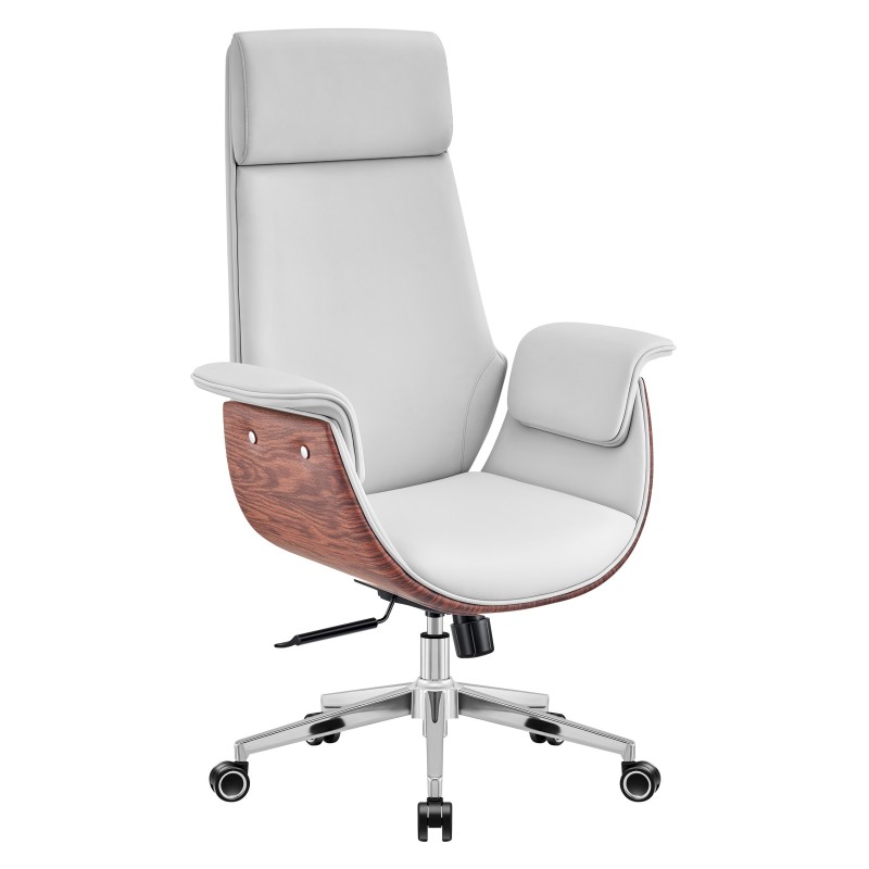 szary fotel biurowy Mark Adler Boss 8.2