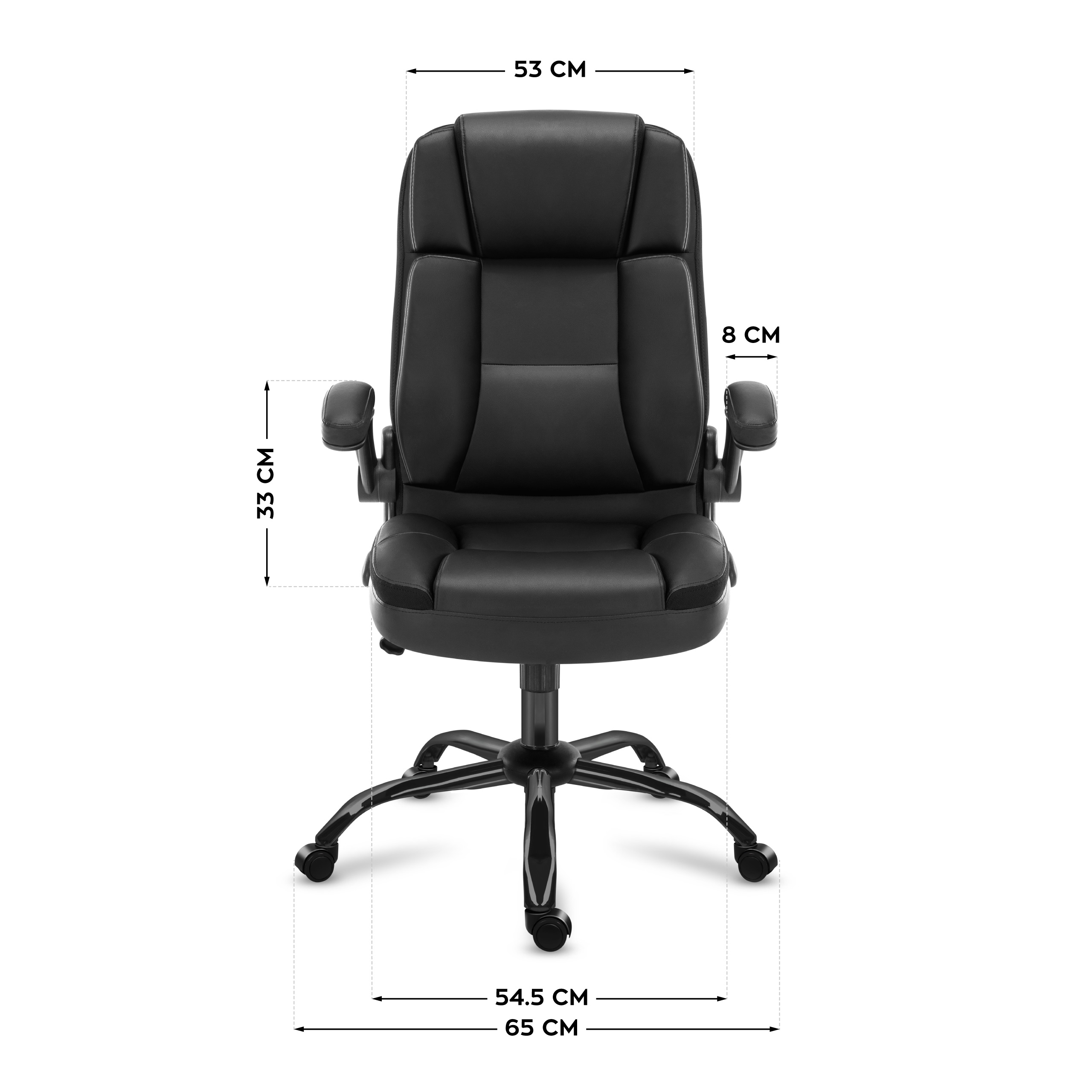 Wymiary fotela Mark Adler Boss 5.1