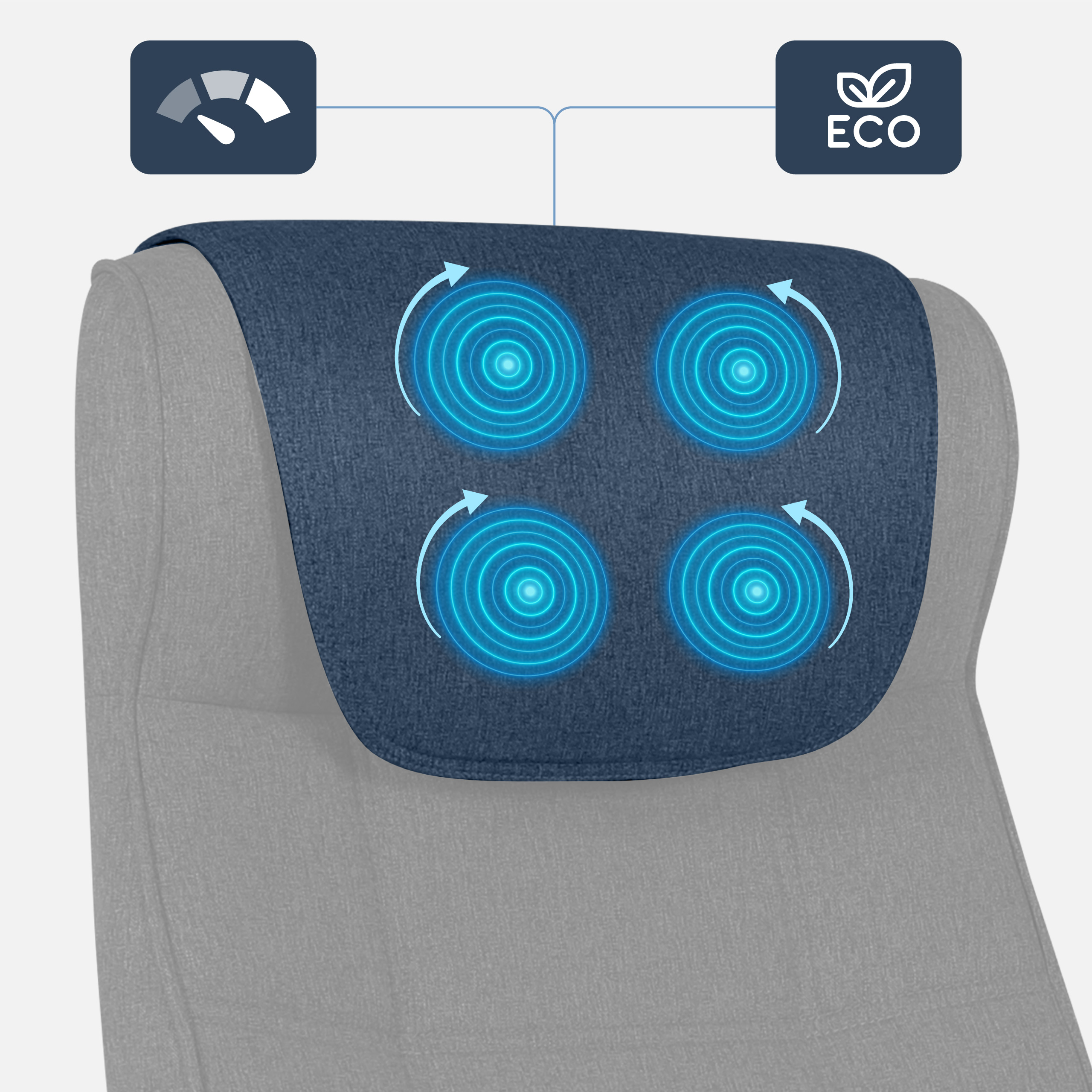 Zagłówek z masażerem Boss 5.3