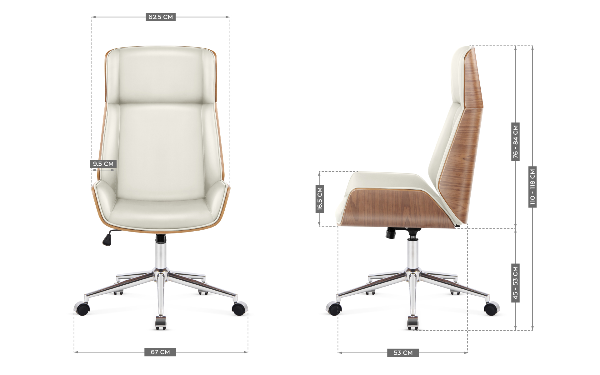 Dimensions of Mark Adler Boss 8.0 chair