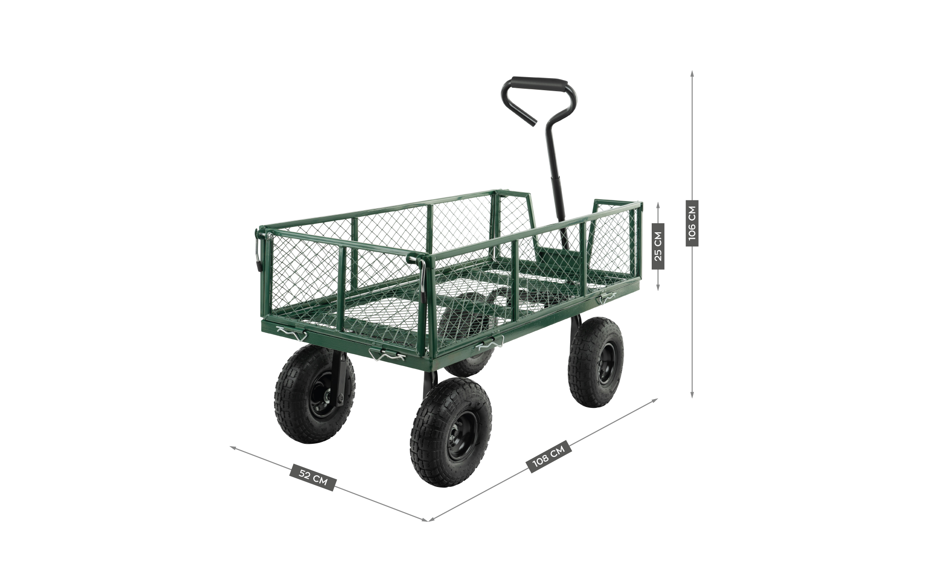 Mark Adler Cart 4.0 sodo vežimėlio matmenys