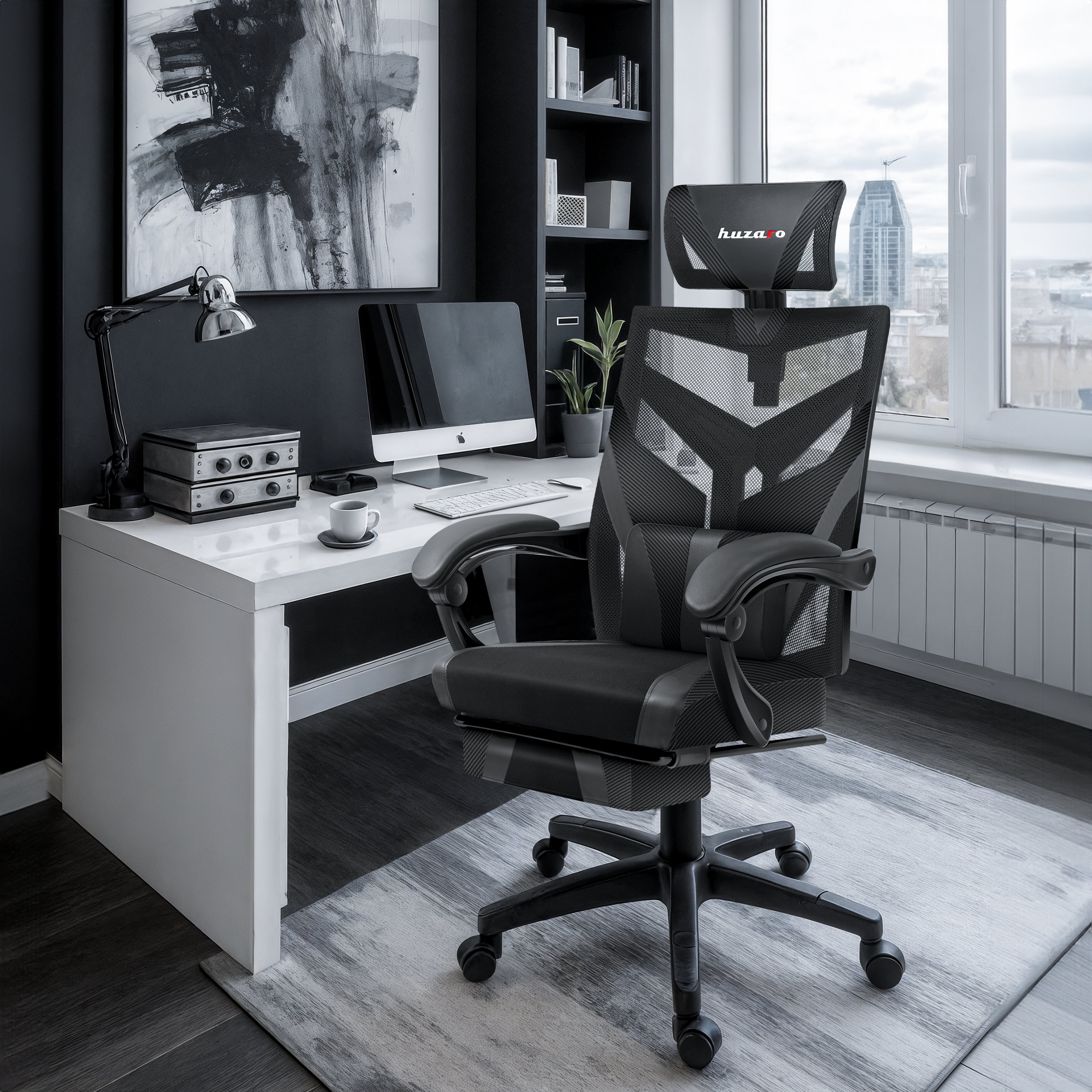 Materiały użyte w fotelu Combat 5.0 Black