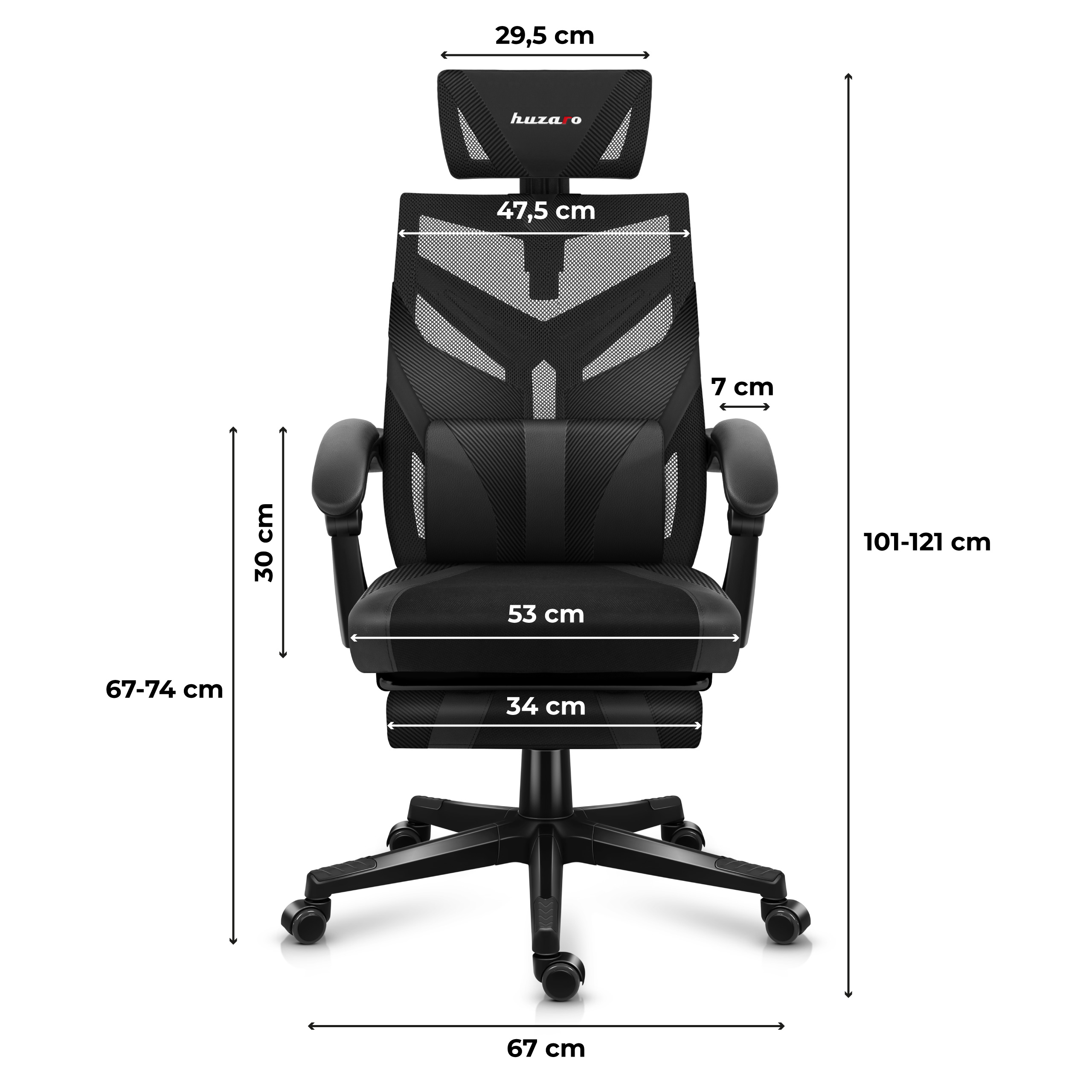 Wymiary Huzaro Combat 5.0 Black