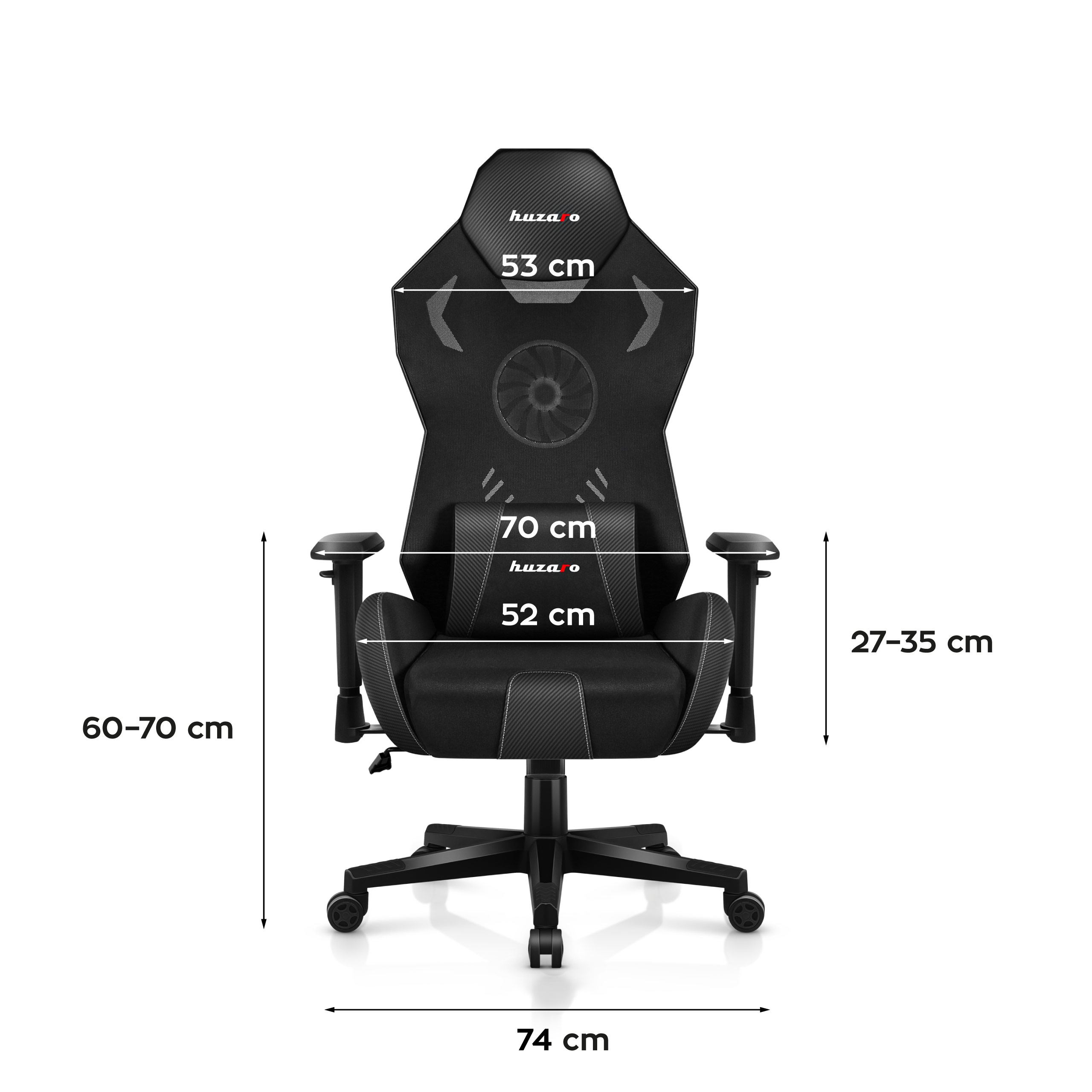 Wymiary fotela Combat 7.6
