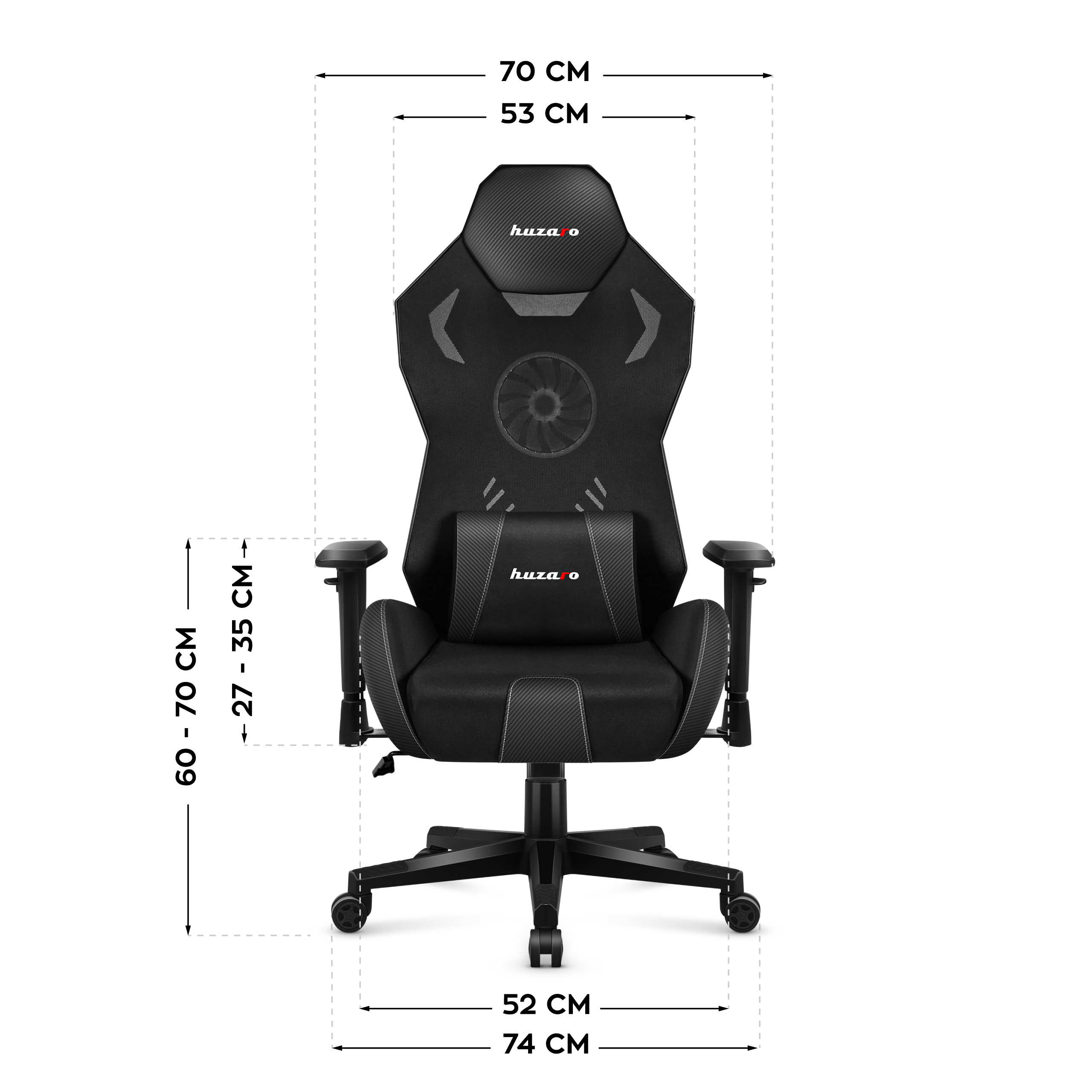 Wymiary fotela Combat 7.6